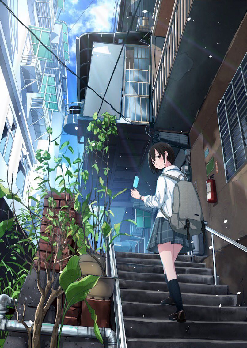 A fine summer day [original]. 美しいアニメアート, アニメの壁紙, イラスト