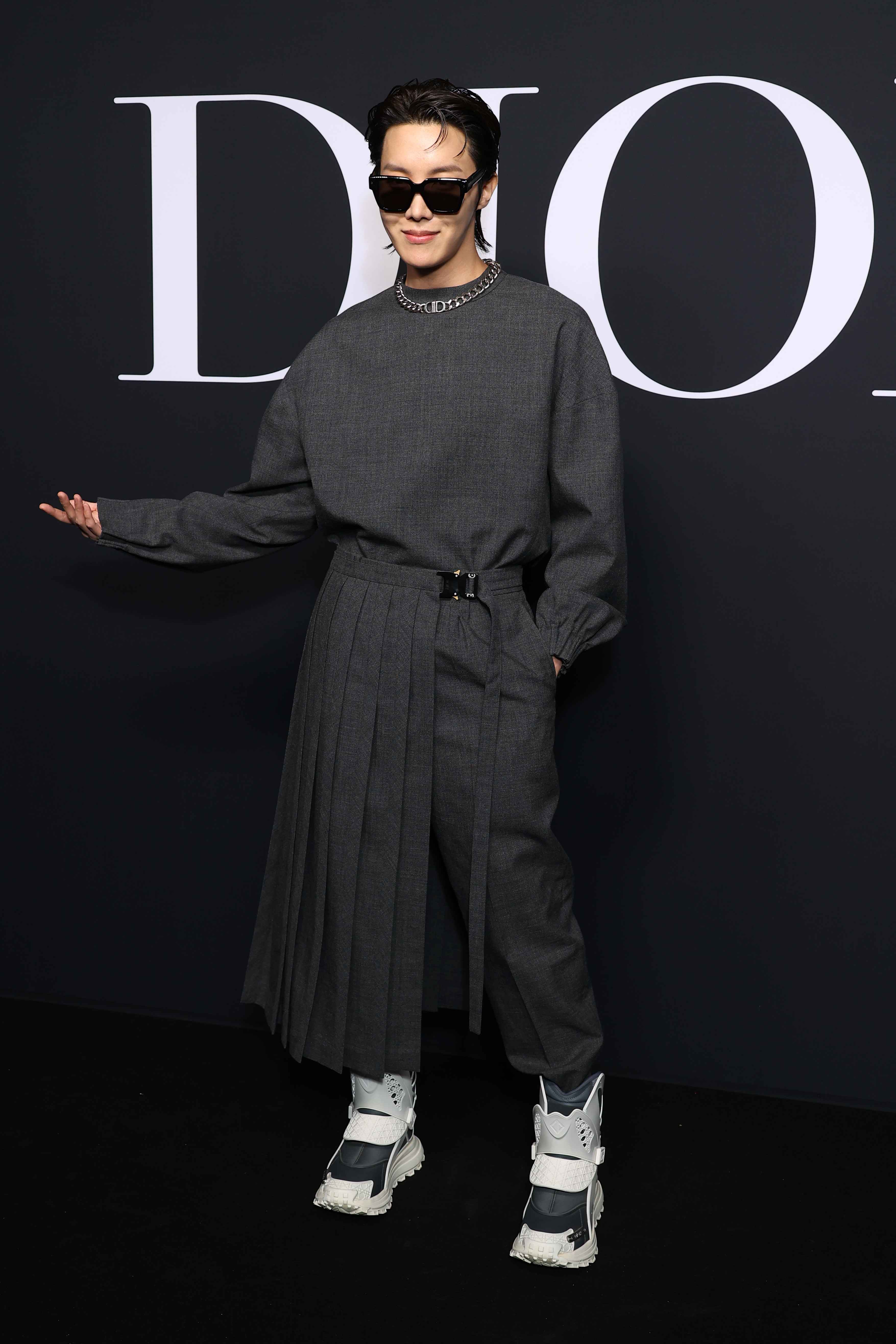 PHOTOS: BTS Members J Hope, Jimin And SUGA Takeover 2023 Paris Fashion Week