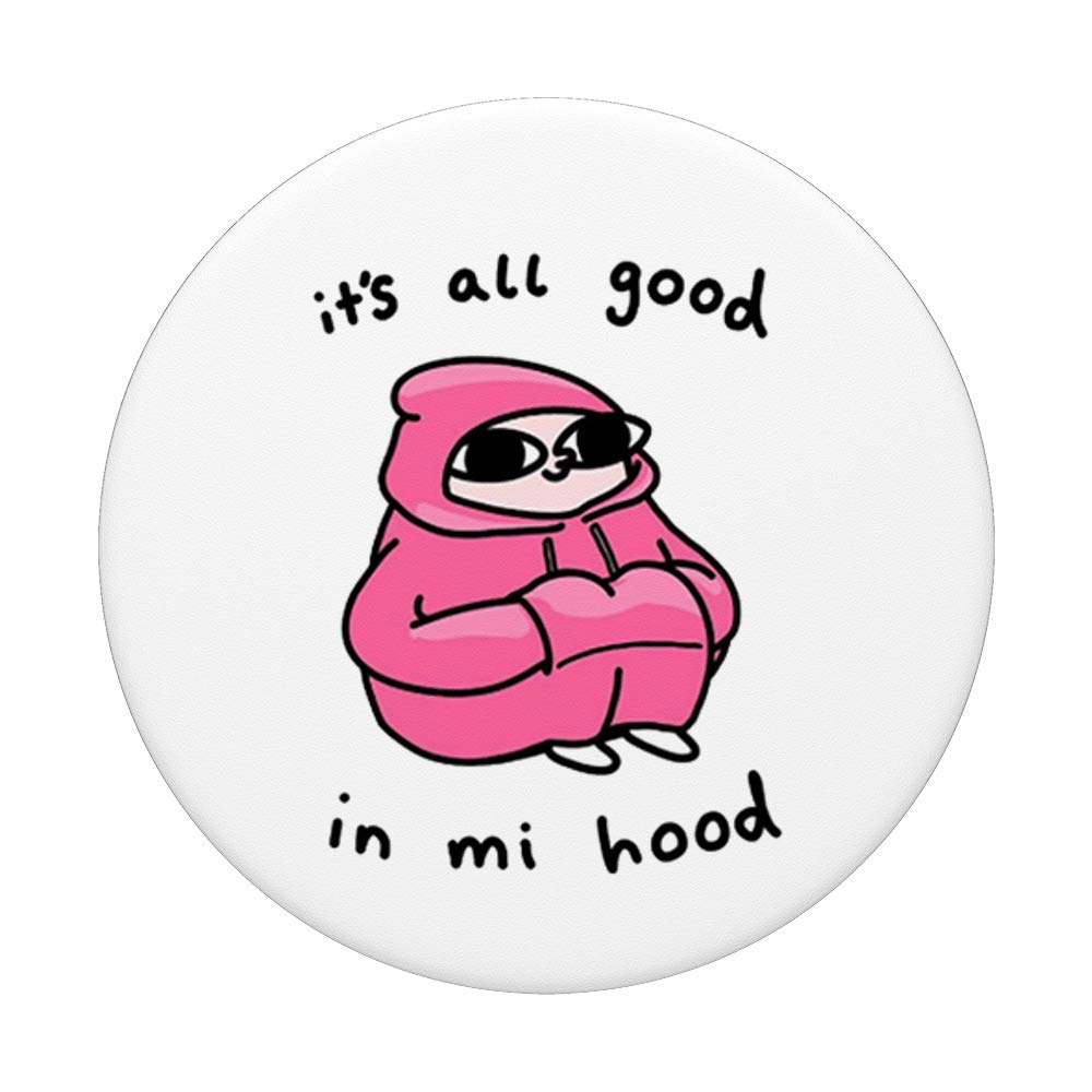 Ketnipz's all good in mi hood PopSockets PopGrip: Swappable Grip for Phones & Tablets, Cell Phones & Accessories