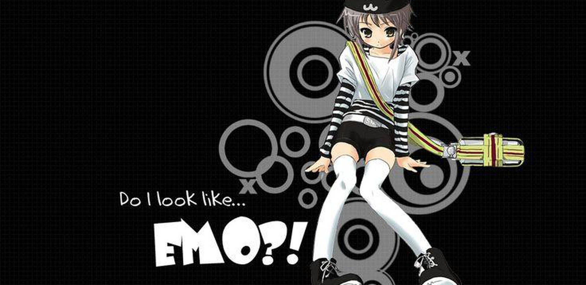Download Brighten up your world with this beautiful, cute Emo Anime Girl. Wallpaper