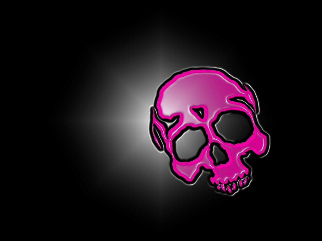 Pink Skull Wallpaper