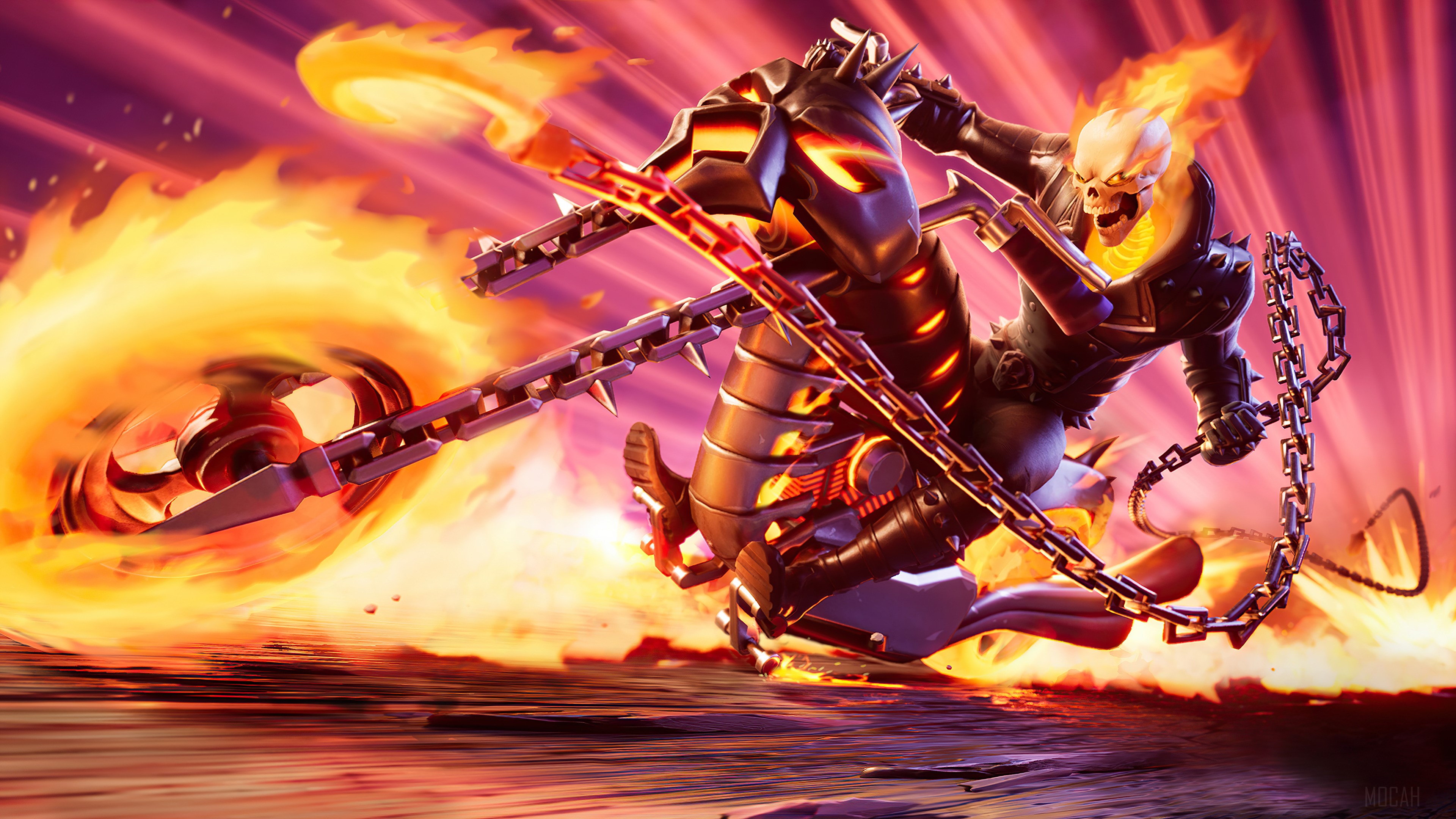 Fortnite 4K, Ghost Rider Gallery HD Wallpaper