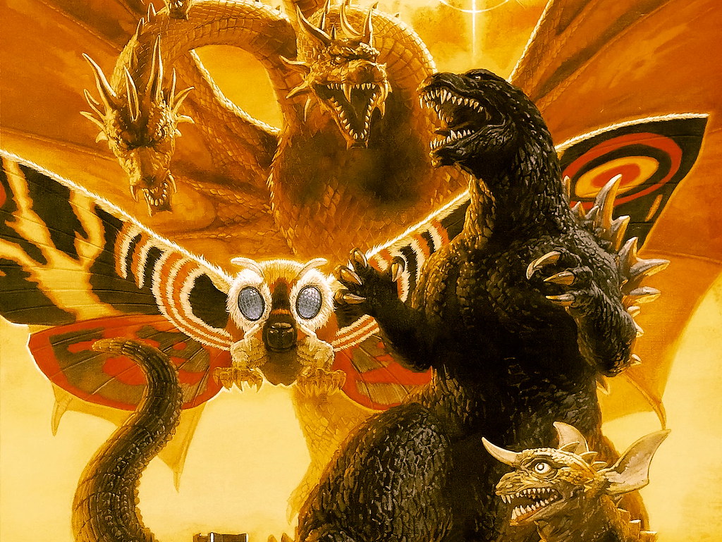 godzilla mothra and king ghidorah 2001 wallpaper 02