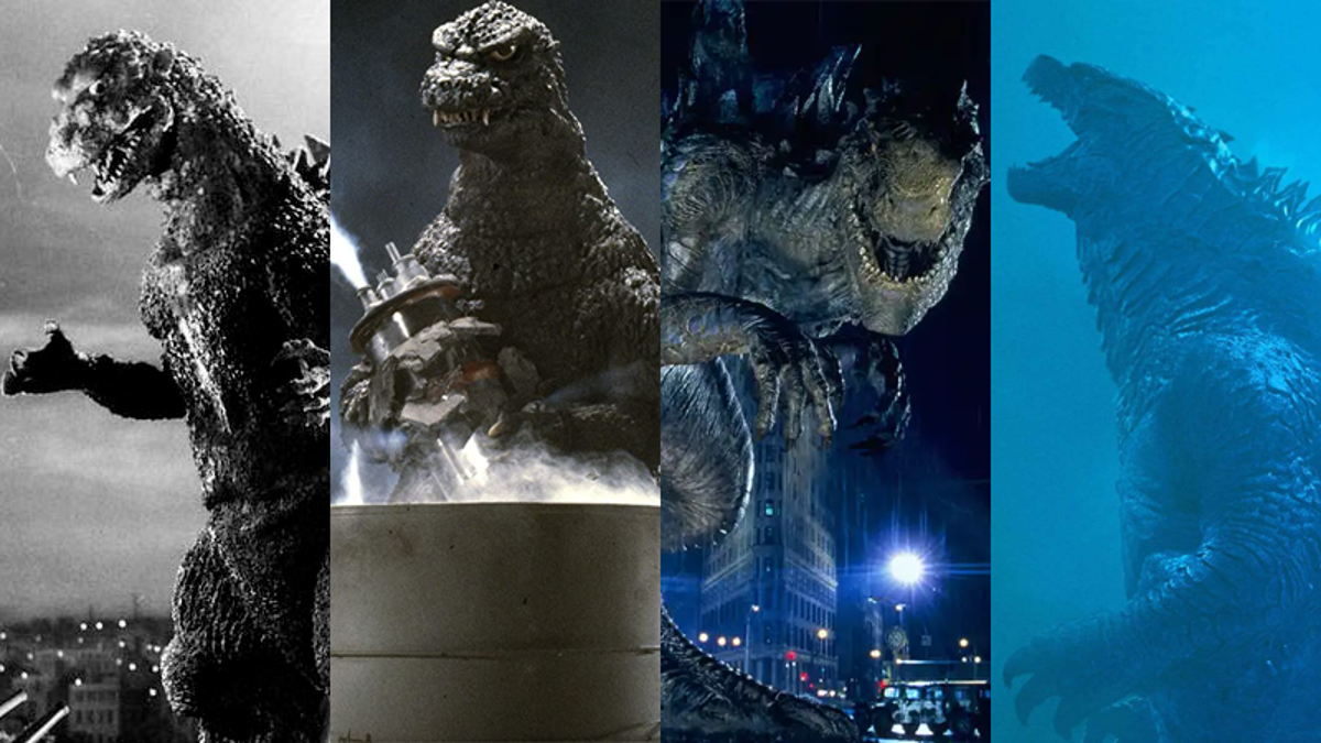 Every Movie Godzilla Design, From Godzilla to Godzilla vs. Kong