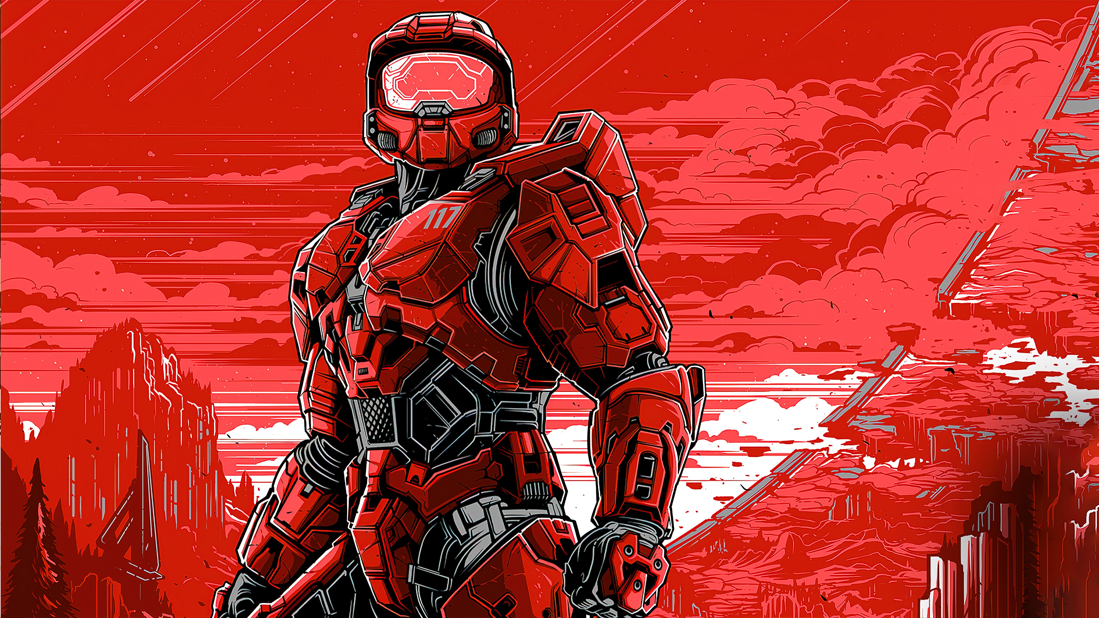 Halo Master Chief Gazer 4k Wallpaper Gamephd Halo Master Chief Gazer 4k Wallpaper Gamephd