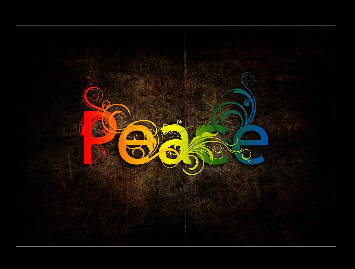 Free download The Word Peace Colorful wallpaper [1450x1100] for your Desktop, Mobile & Tablet. Explore Peace Background. Peace Wallpaper, Peace Sign Background, Peace Wallpaper
