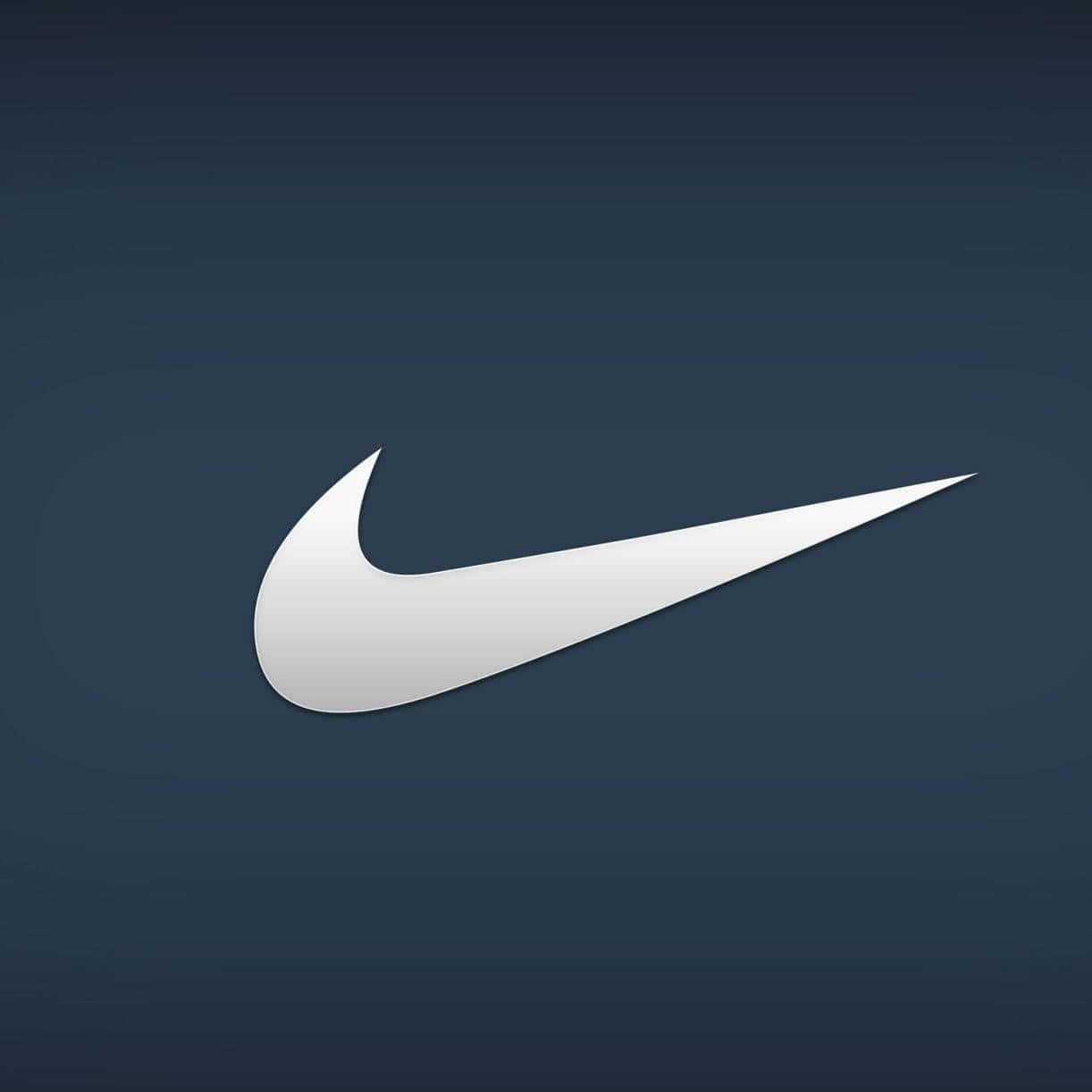 Download Blue Nike Logo 1222 X 1222 Wallpaper