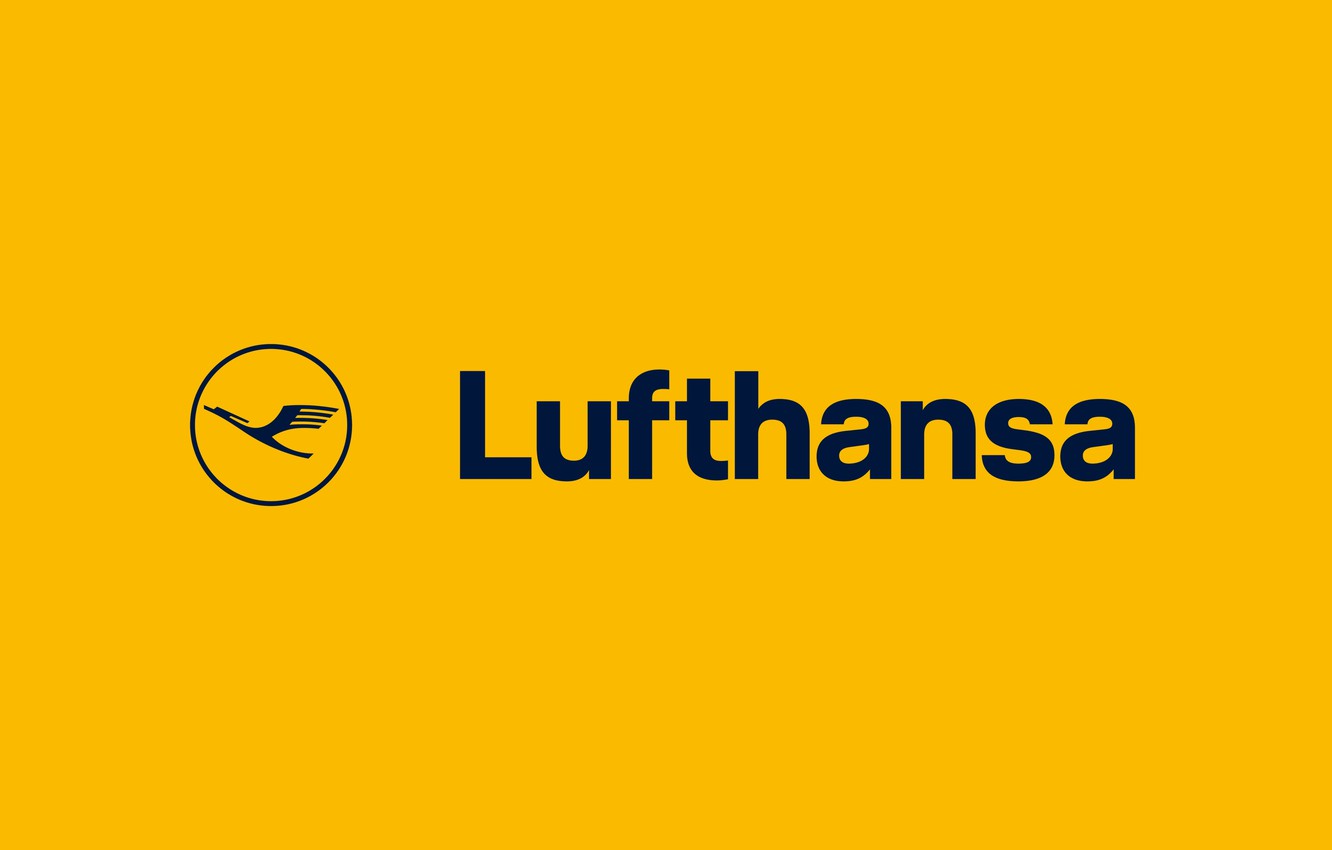 Wallpaper logo, Lufthansa, airlines image for desktop, section разное