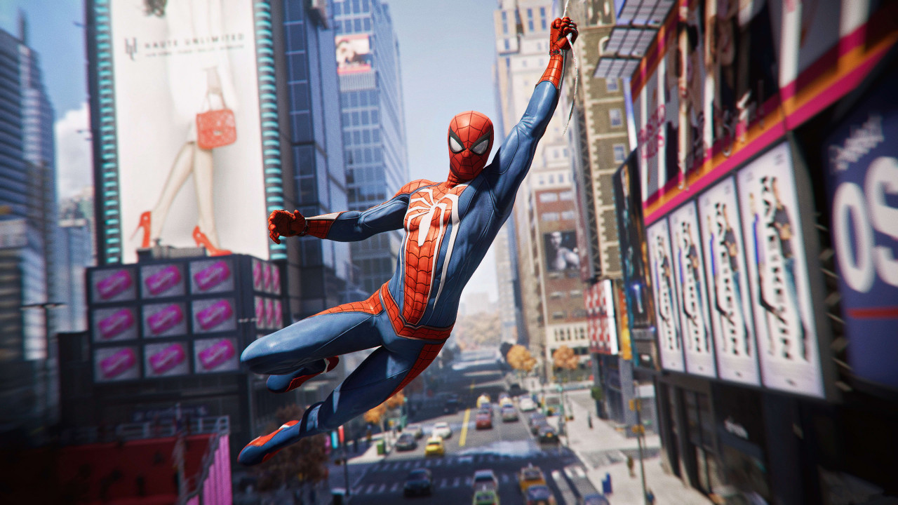 Download wallpaper: Spider Man from the video game 1280x720