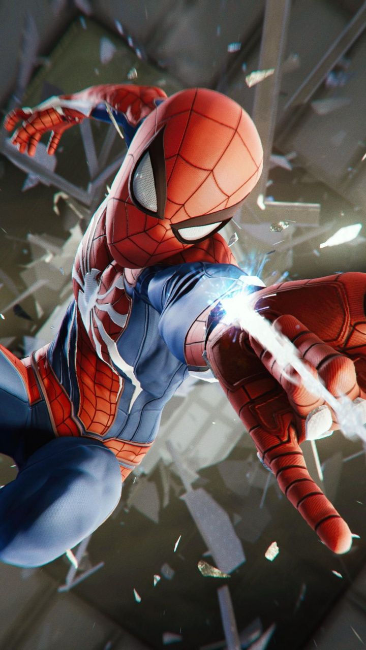 Spider Man (PS4), Video Game, 2018, 720x1280 Wallpaper