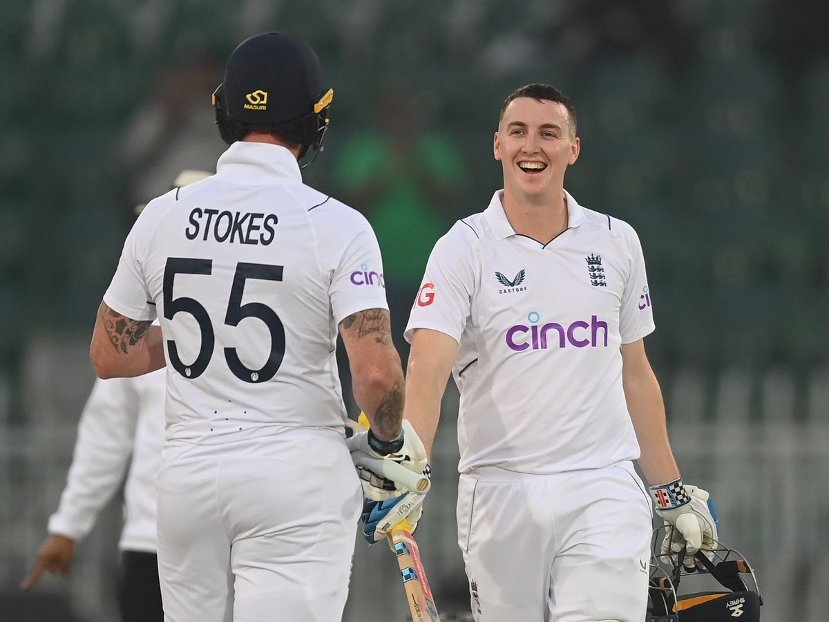 Harry Brook breaks Ben Stokes record before Pakistan's openers make England toil