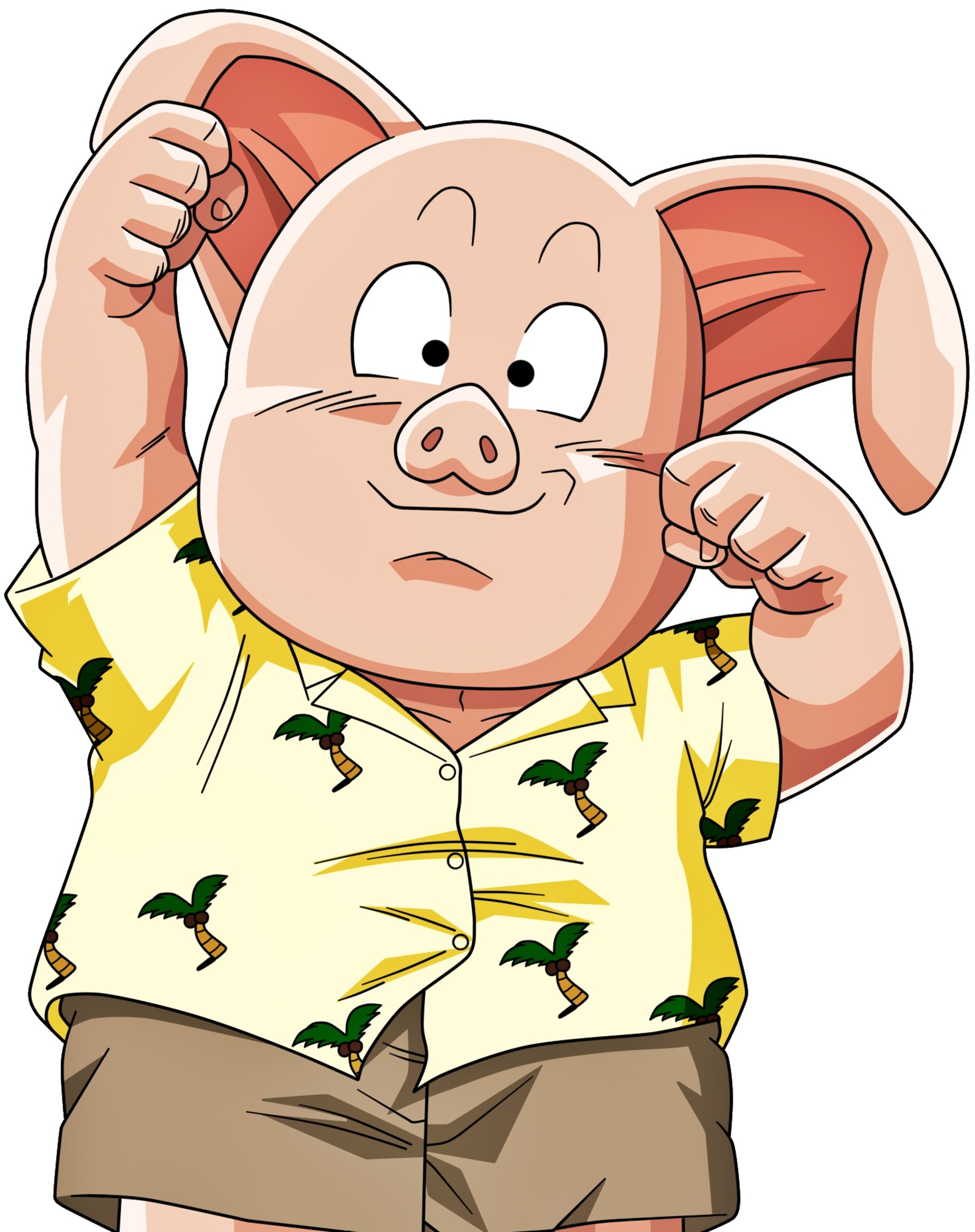 Oolong. ดราก้อนบอล, วอลเปเปอร์