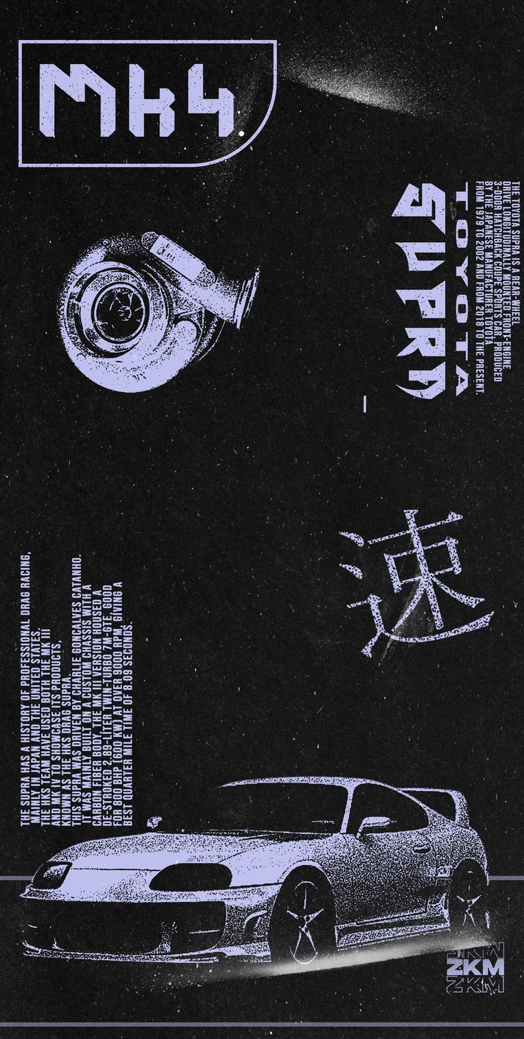 TOYOTA SUPRA MK4 WALLPAPER 4K