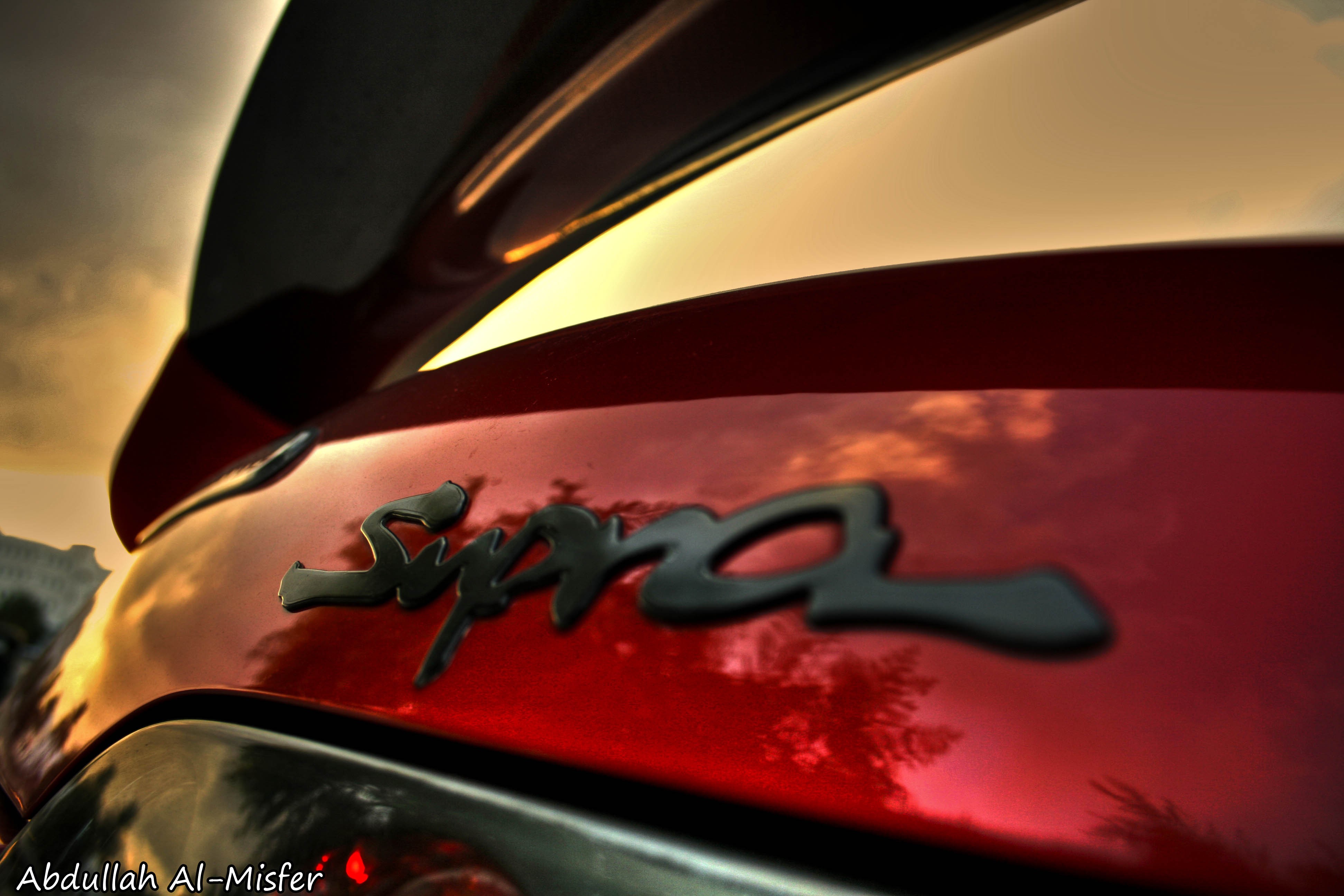 car, Toyota, Supra, Toyota Supra, Black Taillights Wallpaper HD / Desktop and Mobile Background