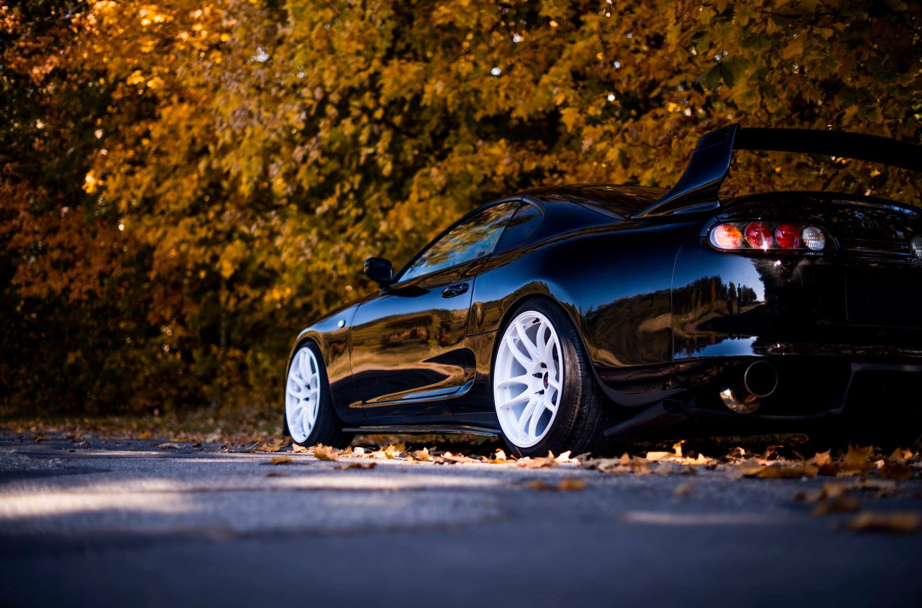 Wallpaper Toyota, Supra, Toyota Supra, Car, Black Cars