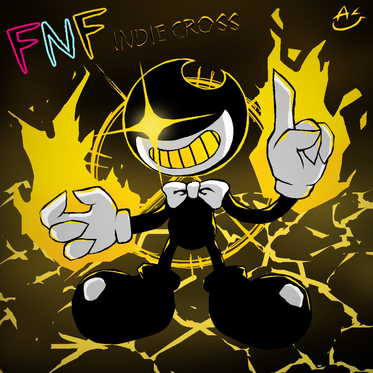 FNF Indie Cross Bendy - Despair (Nightmare) (4k) 