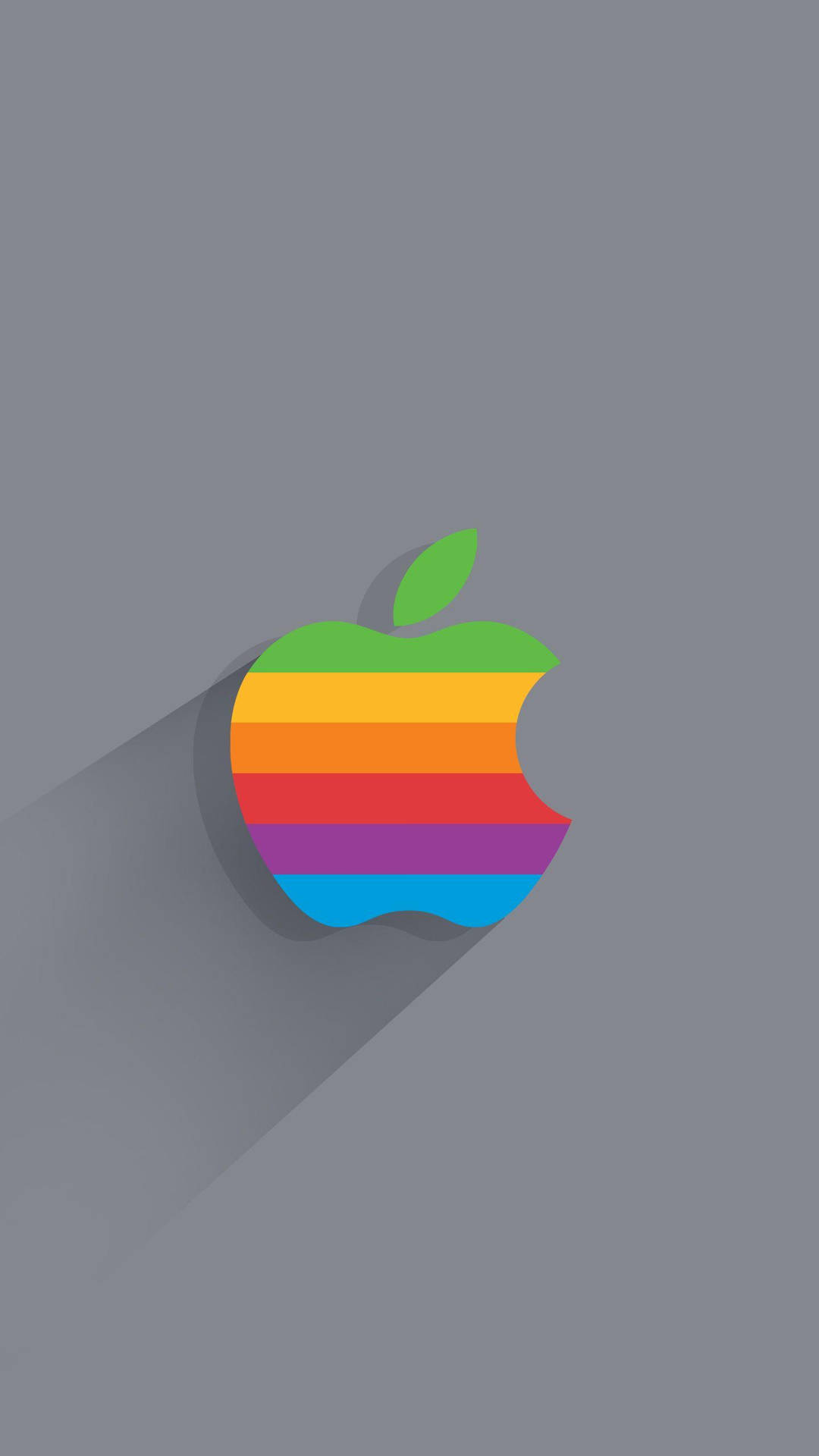 Download Multicolored Apple Logo iPhone Wallpaper