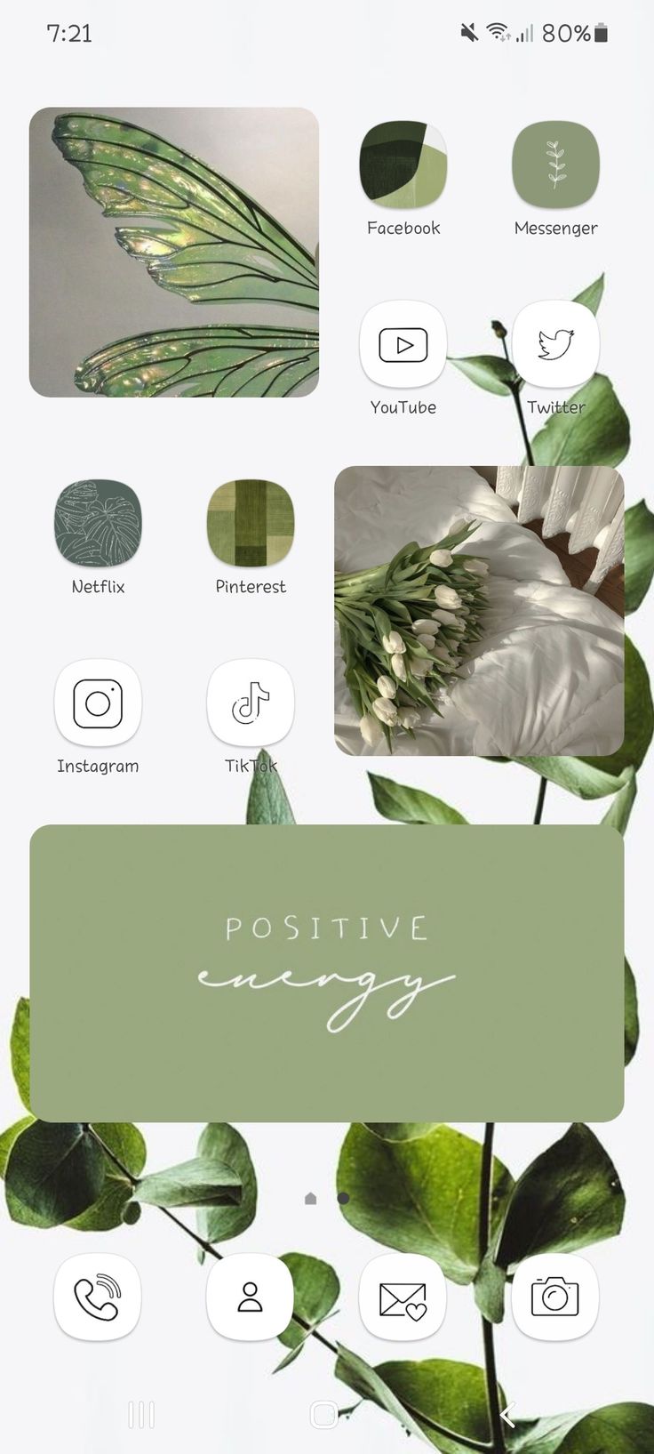 aesthetic white and green theme. Green aesthetic tumblr, Homescreen, iPhone wallpaper green