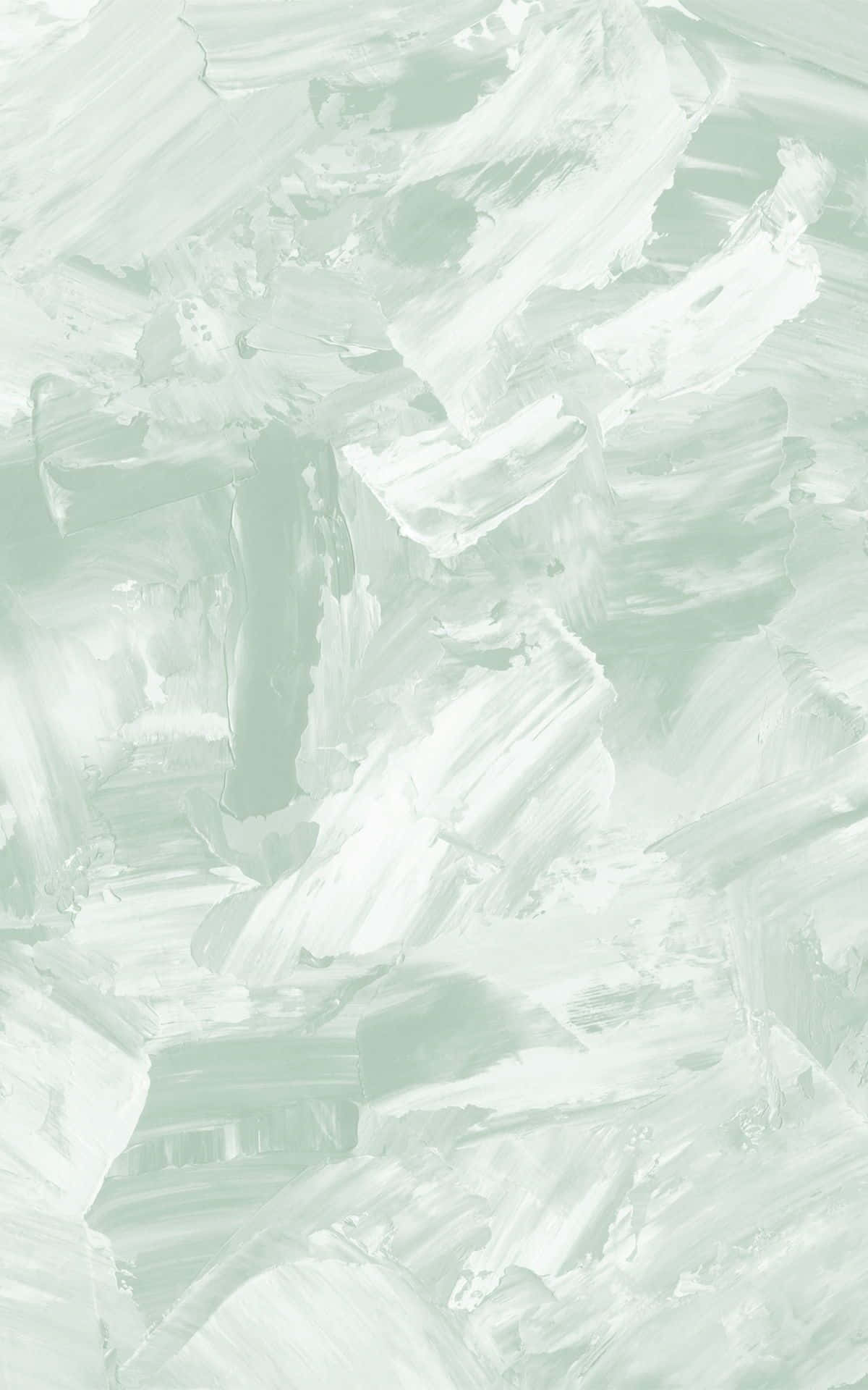 Download Sage Aesthetic White Paint Strokes Wallpaper
