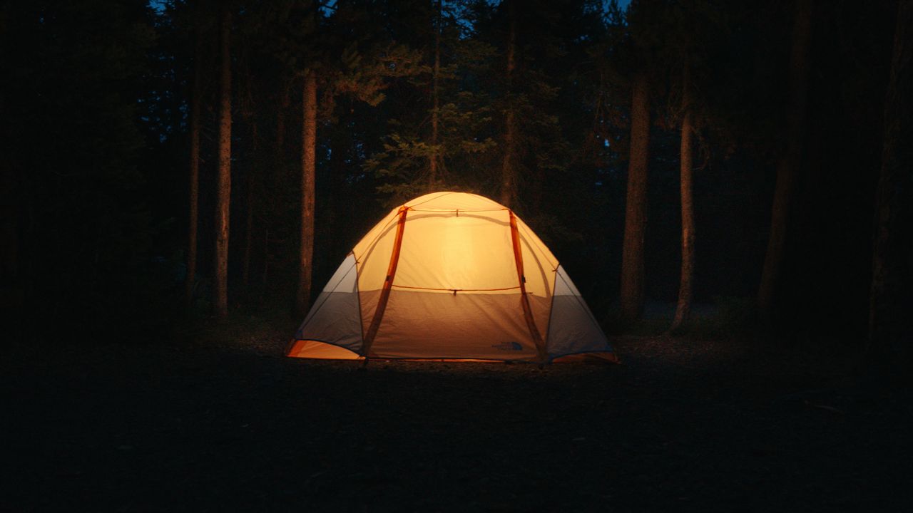Wallpaper tent, camping, night, forest, dark hd, picture, image