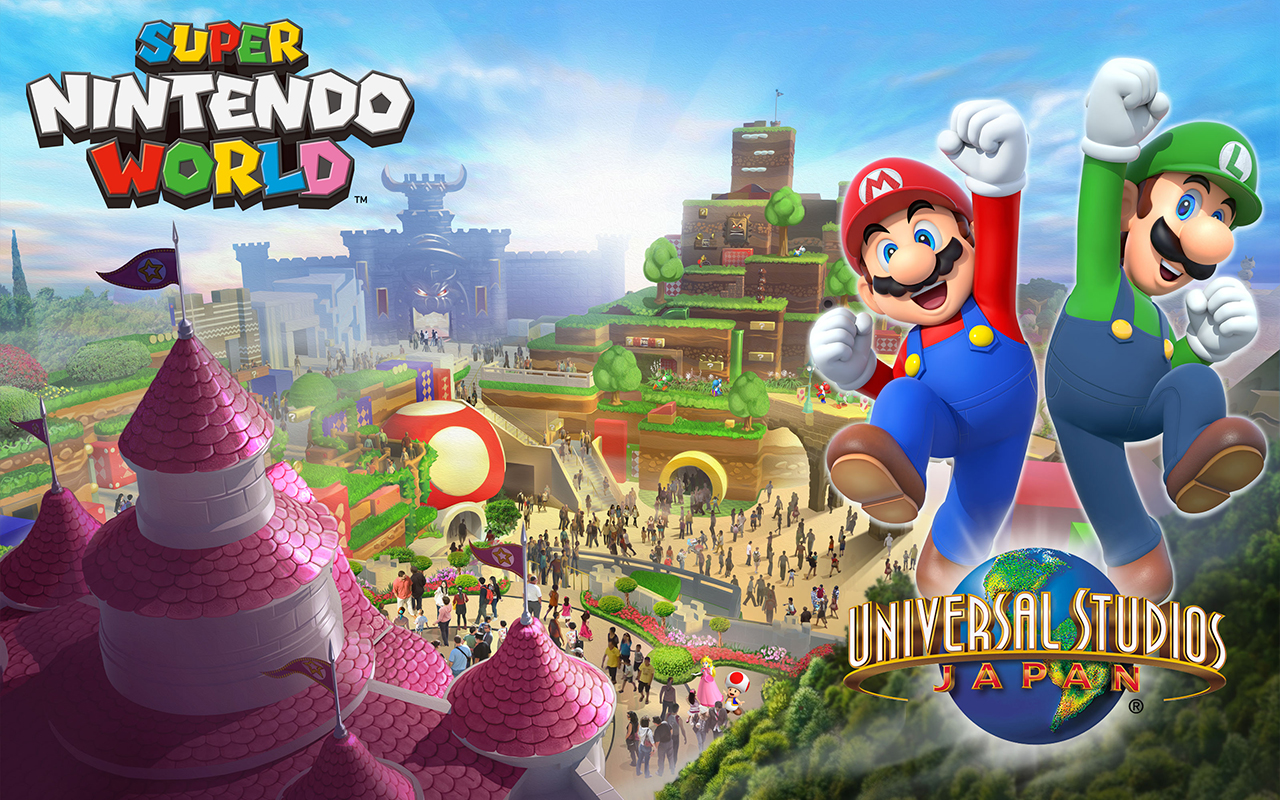 First Concept Art Released for Super Nintendo World at Universal Studios Japan