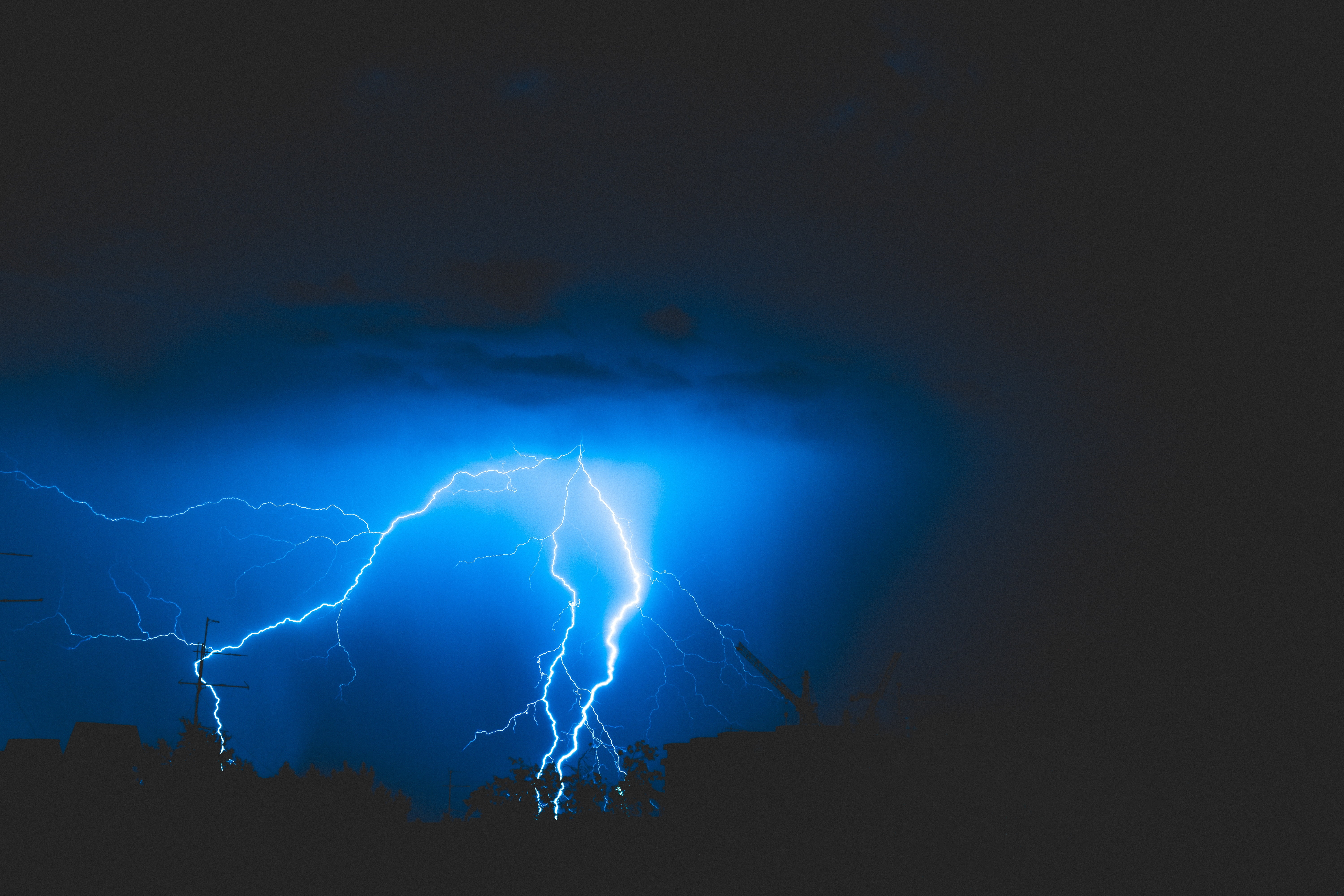 Wallpaper / weather, glowing, space, photography, power, shiny, power supply, light Phenomenon, illuminated, power in nature, black Color, lightning, dramatic sky free download