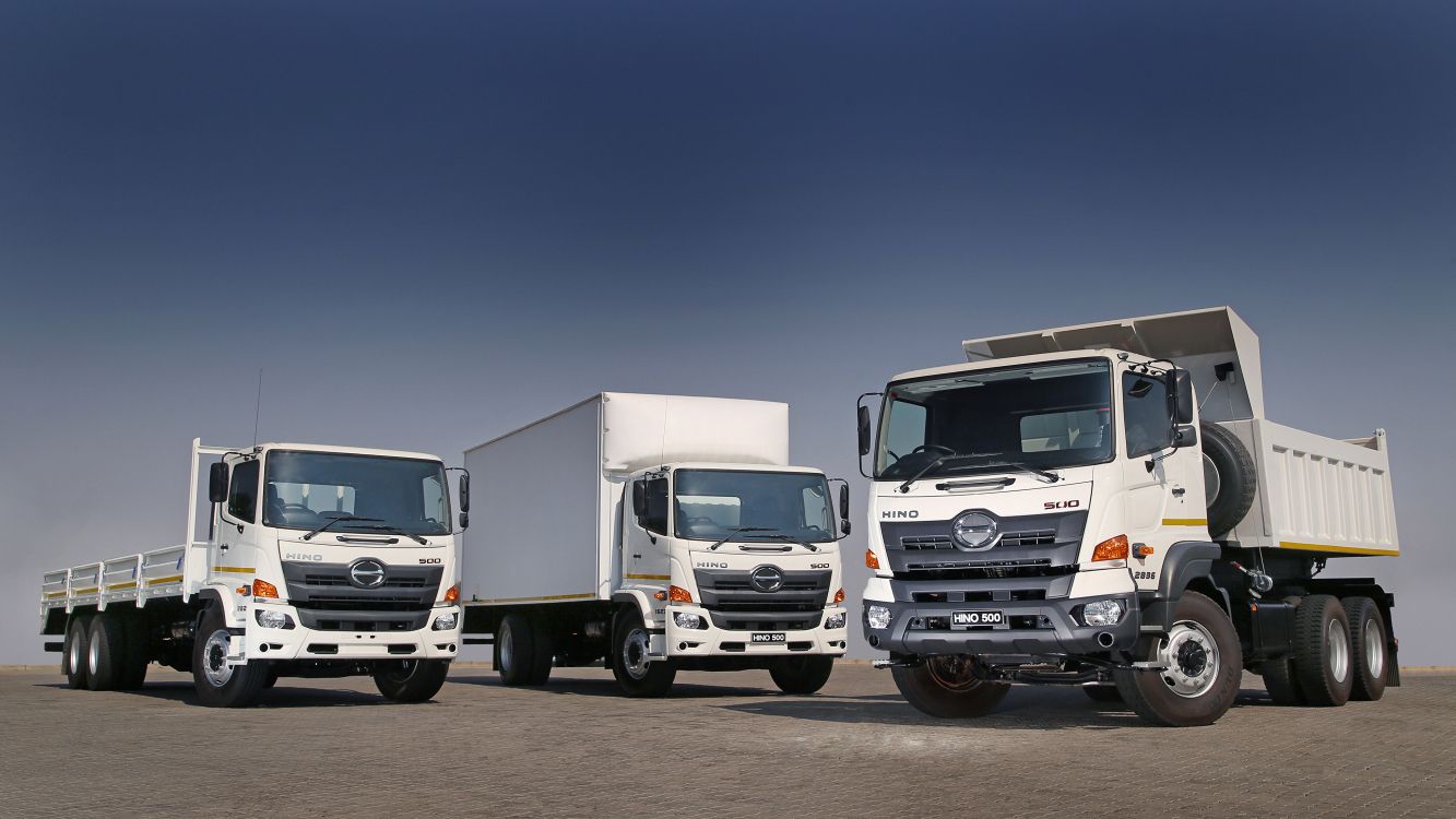 Wallpaper White and Gray Truck on Road During Daytime, Background Free Image