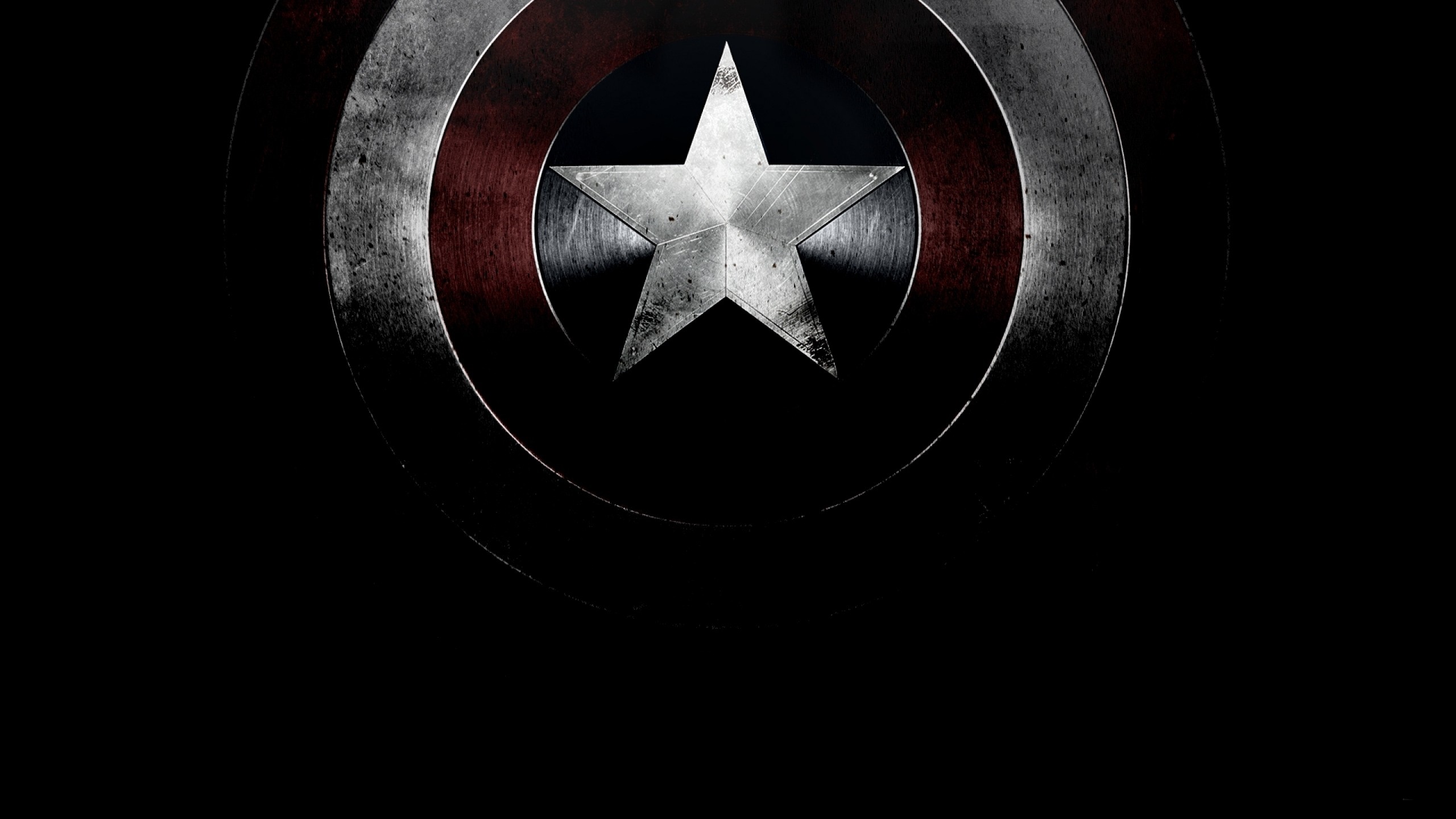 logo, symmetry, Marvel Comics, circle, Captain America, wheel, darkness, computer Gallery HD Wallpaper
