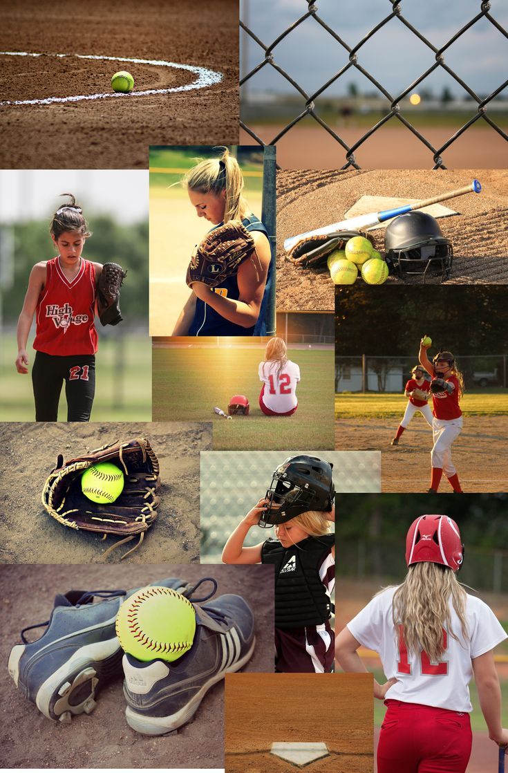 Softball Collage I made:). Softball drills, Softball, Tennis racket