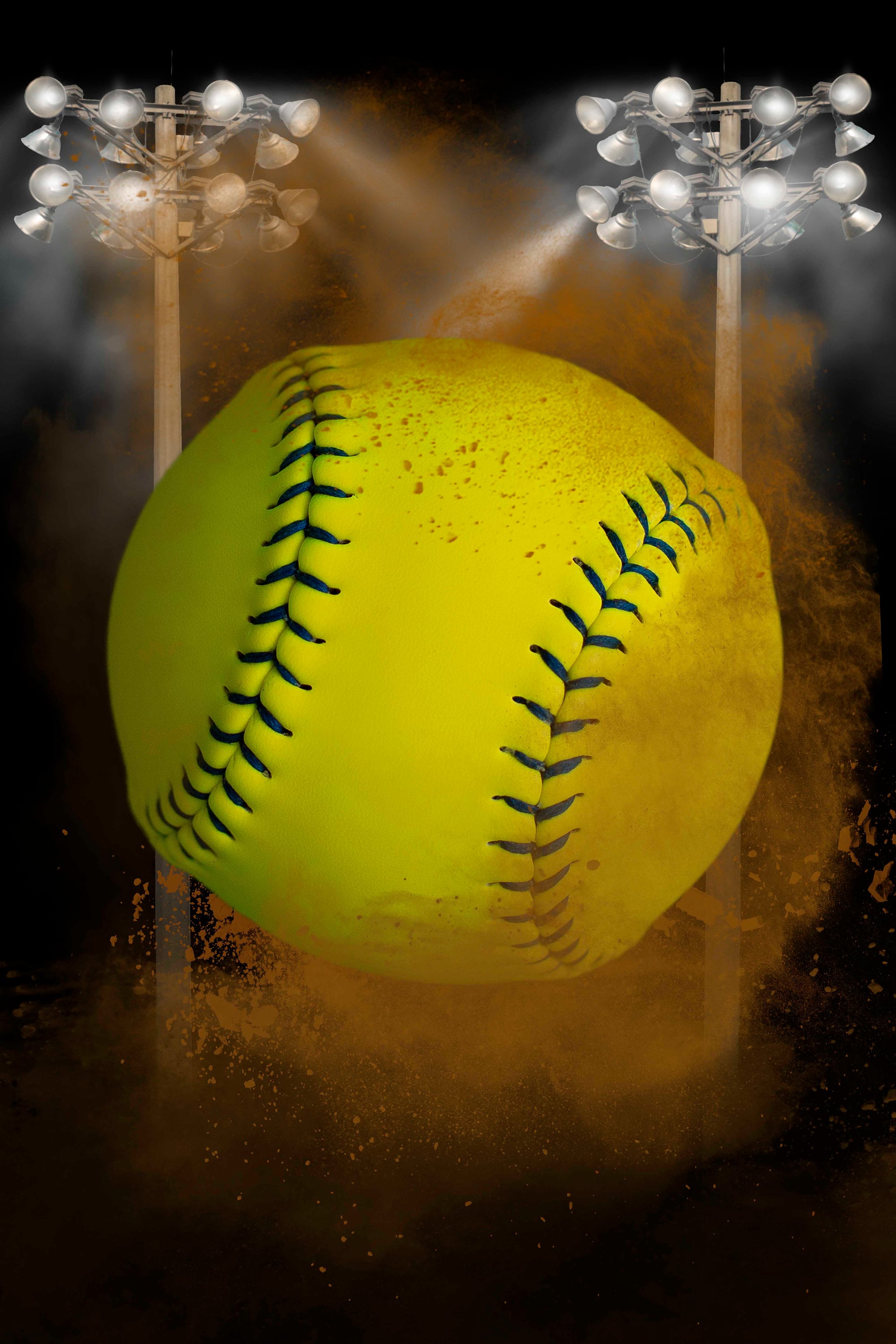 Softball Digital Background