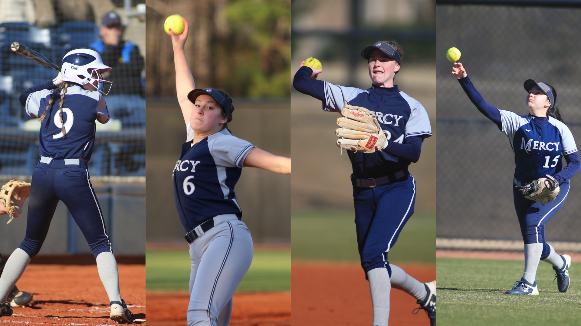 Four From Softball Receive Weekly Honors From ECC College Athletics