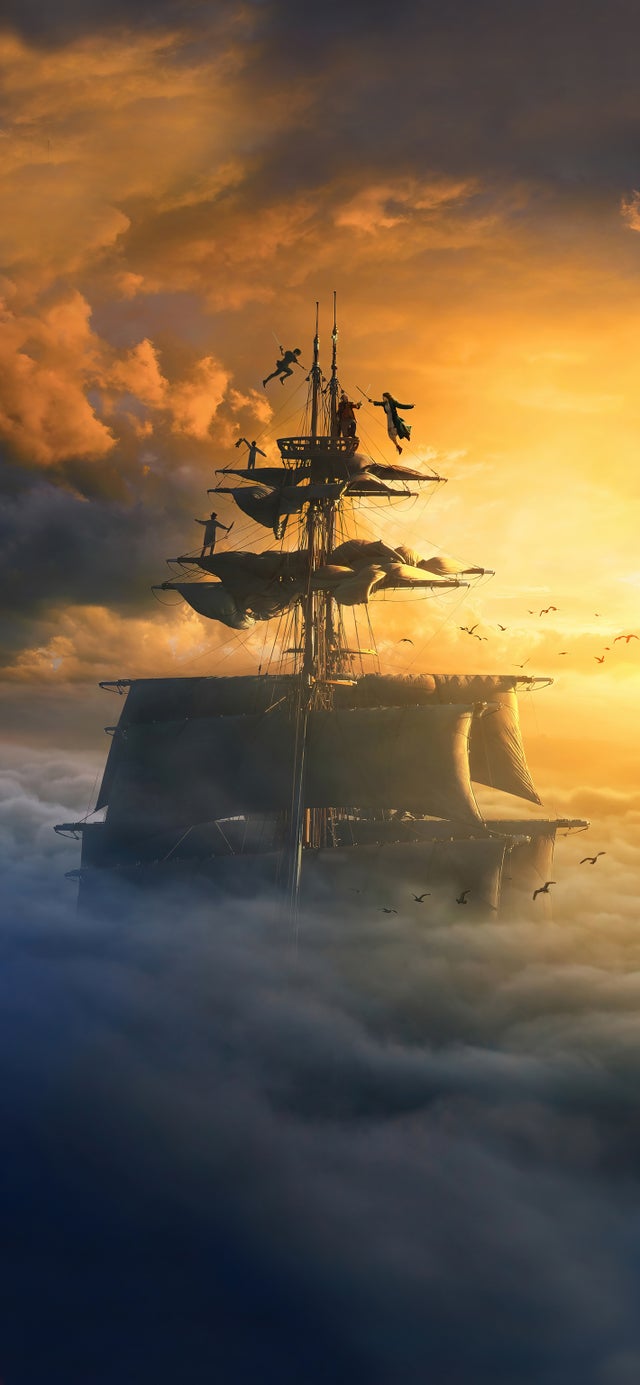 Peter Pan & Wendy [3376 x 5000] Official Textless + Mobile Wallpaper