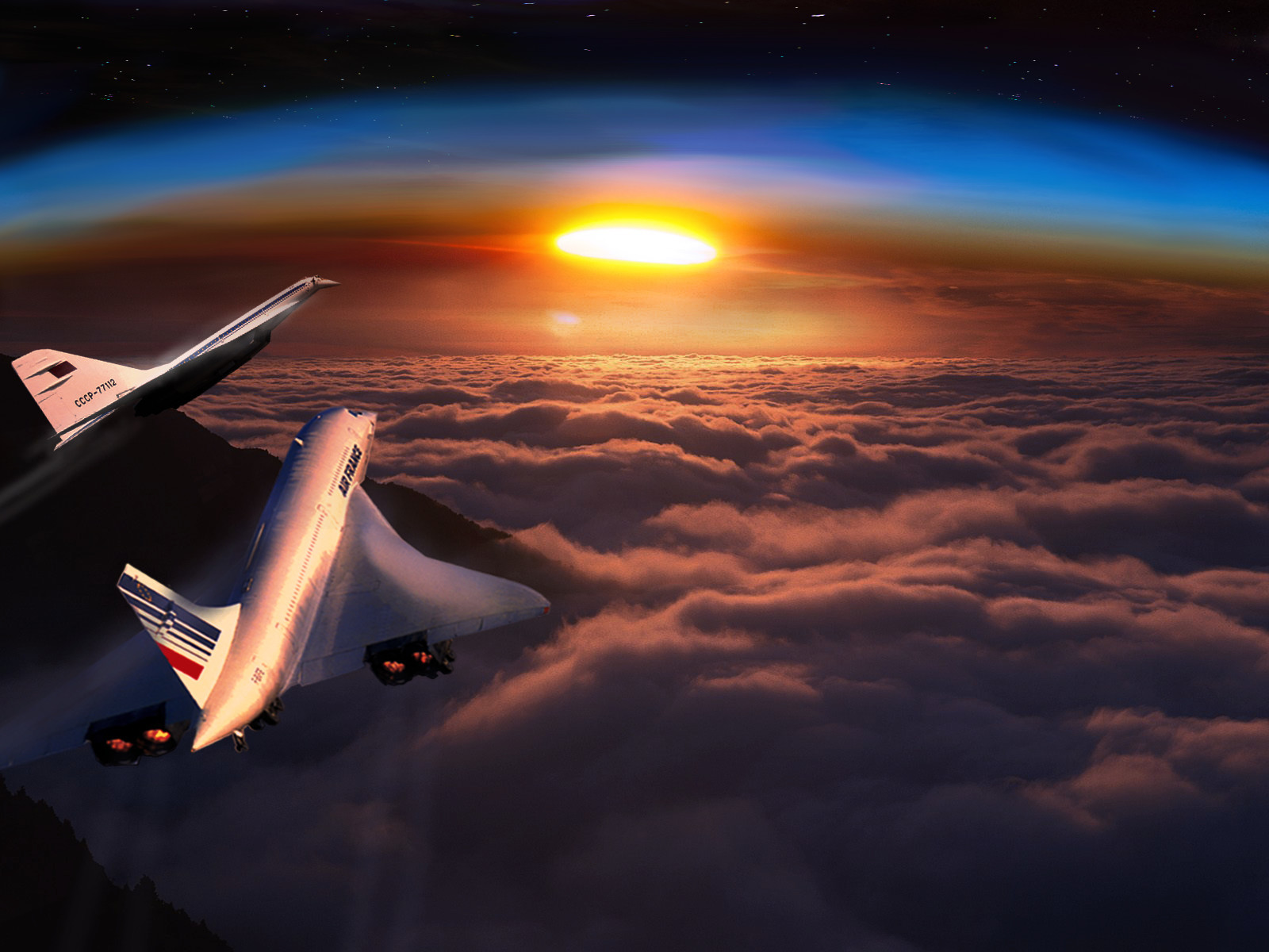 The Concorde And The Tupolev Tu 144 Are Always Still Alive At 59 000FT