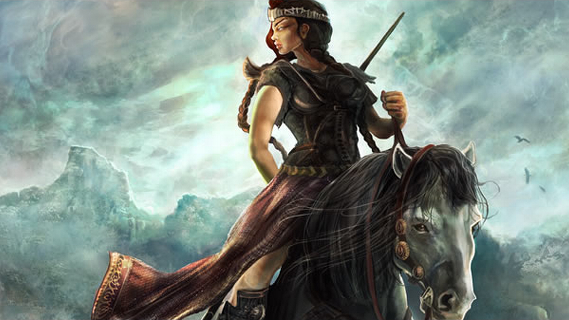 Fantasy Women Warrior HD Wallpaper