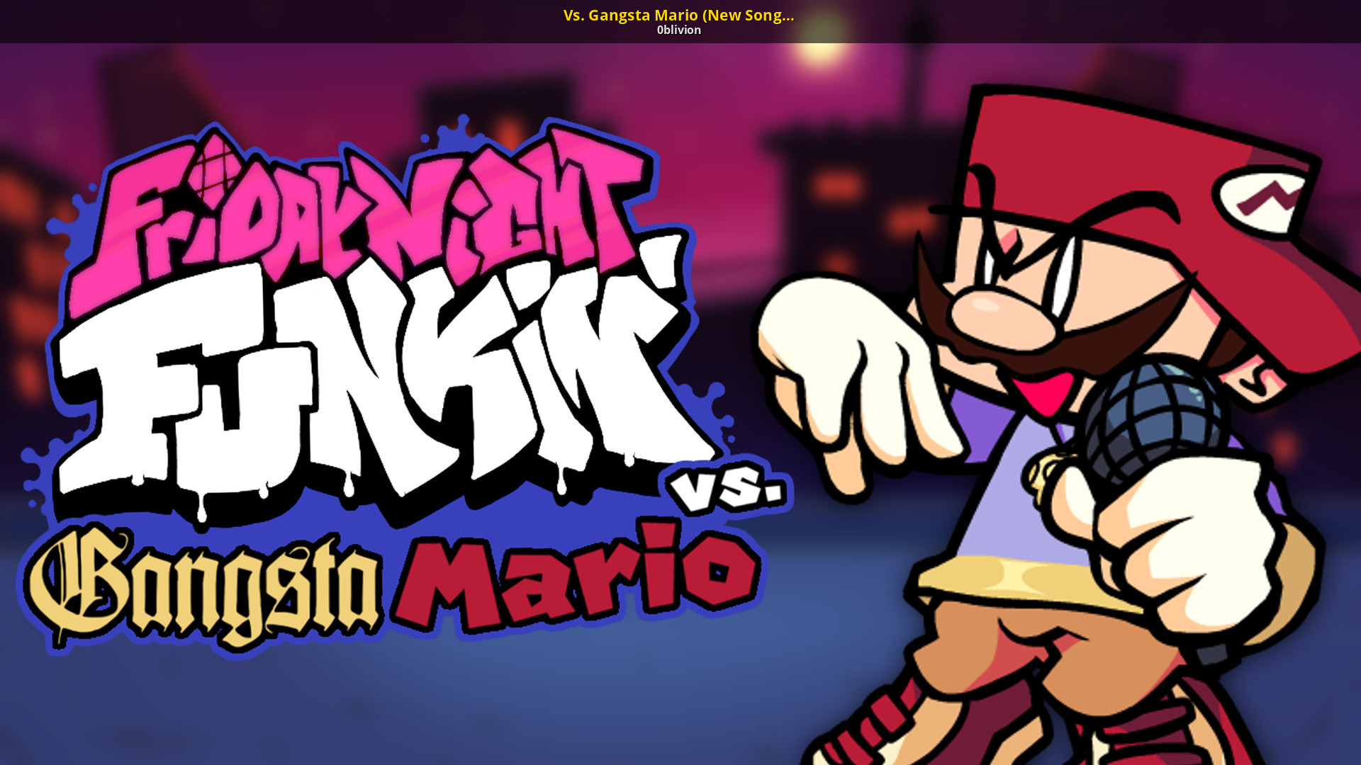 VS. Gangsta Mario DEMO [Friday Night Funkin'] [Mods]