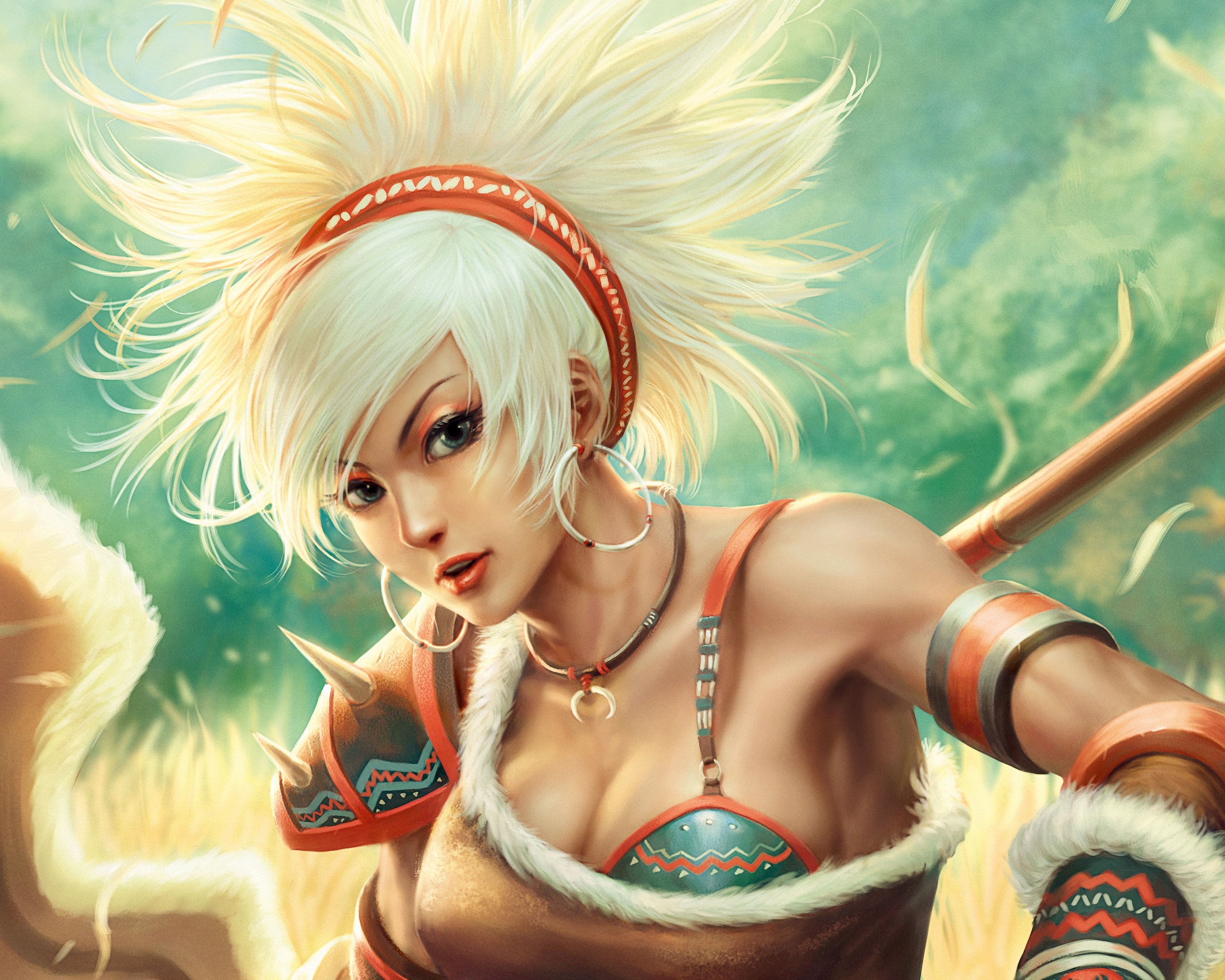 Wallpaper, illustration, anime, soldier, hair, Amazon, mythology, clothing, thorns, girl, computer wallpaper, fictional character, woman warrior 2598x2078