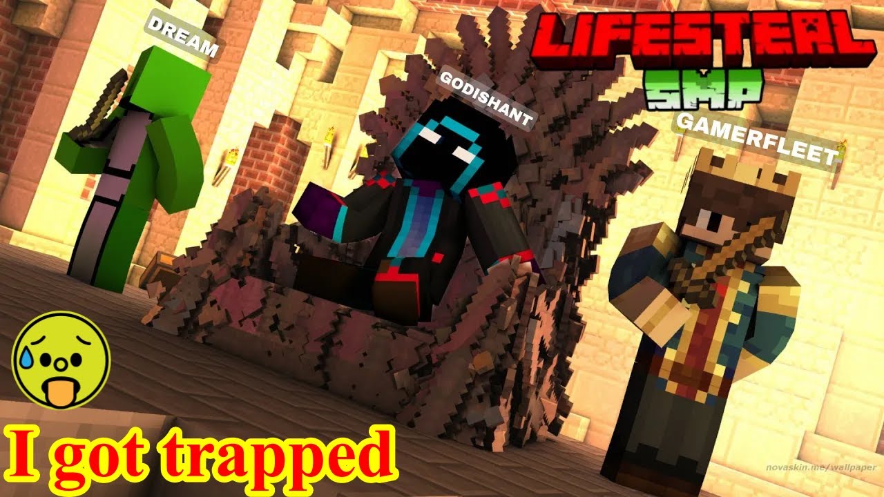 Minecraft LIFESTEAL SMP but I rescue my friend but I only get trapped