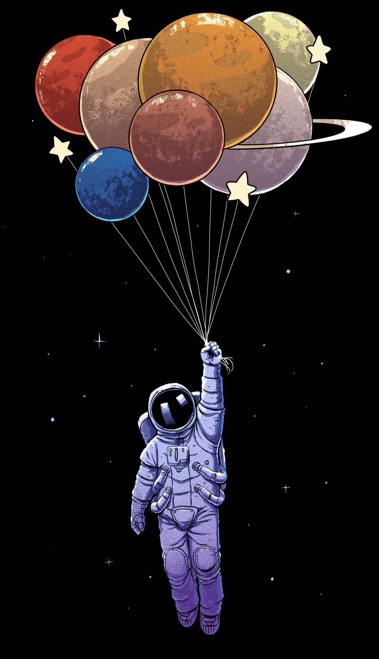 Wallpaper. iPhone wallpaper illustration, Astronaut wallpaper, Space drawings