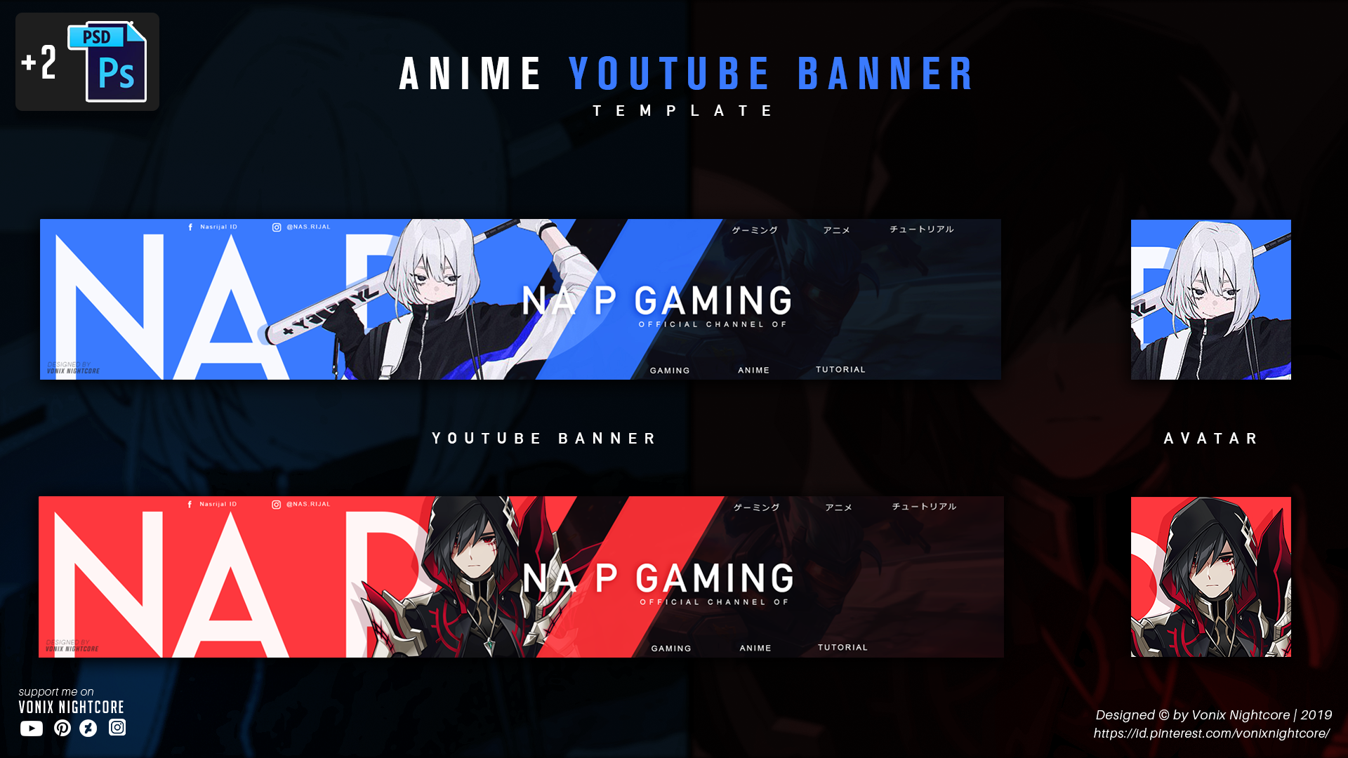 Anime Youtube Banners Wallpapers - Wallpaper Cave