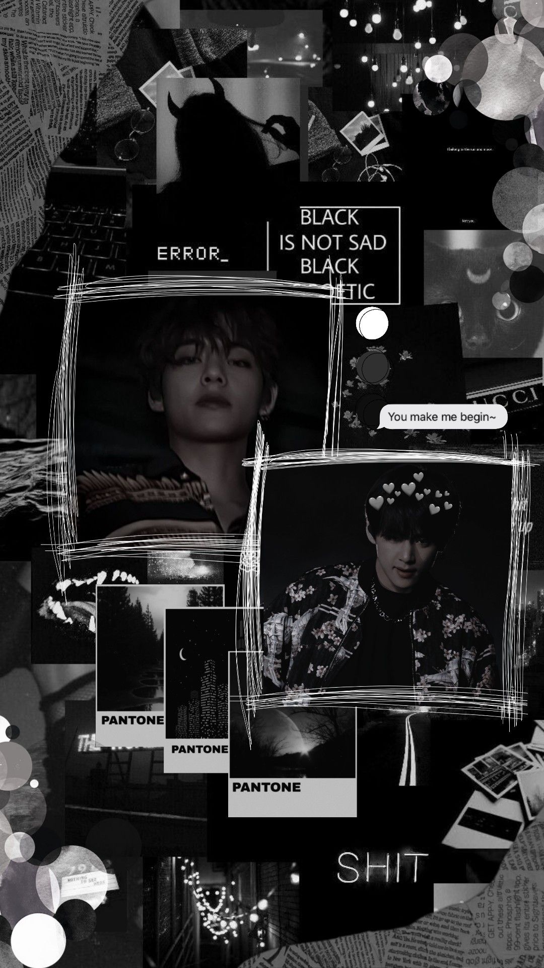 BTS V Dark Wallpapers - Wallpaper Cave