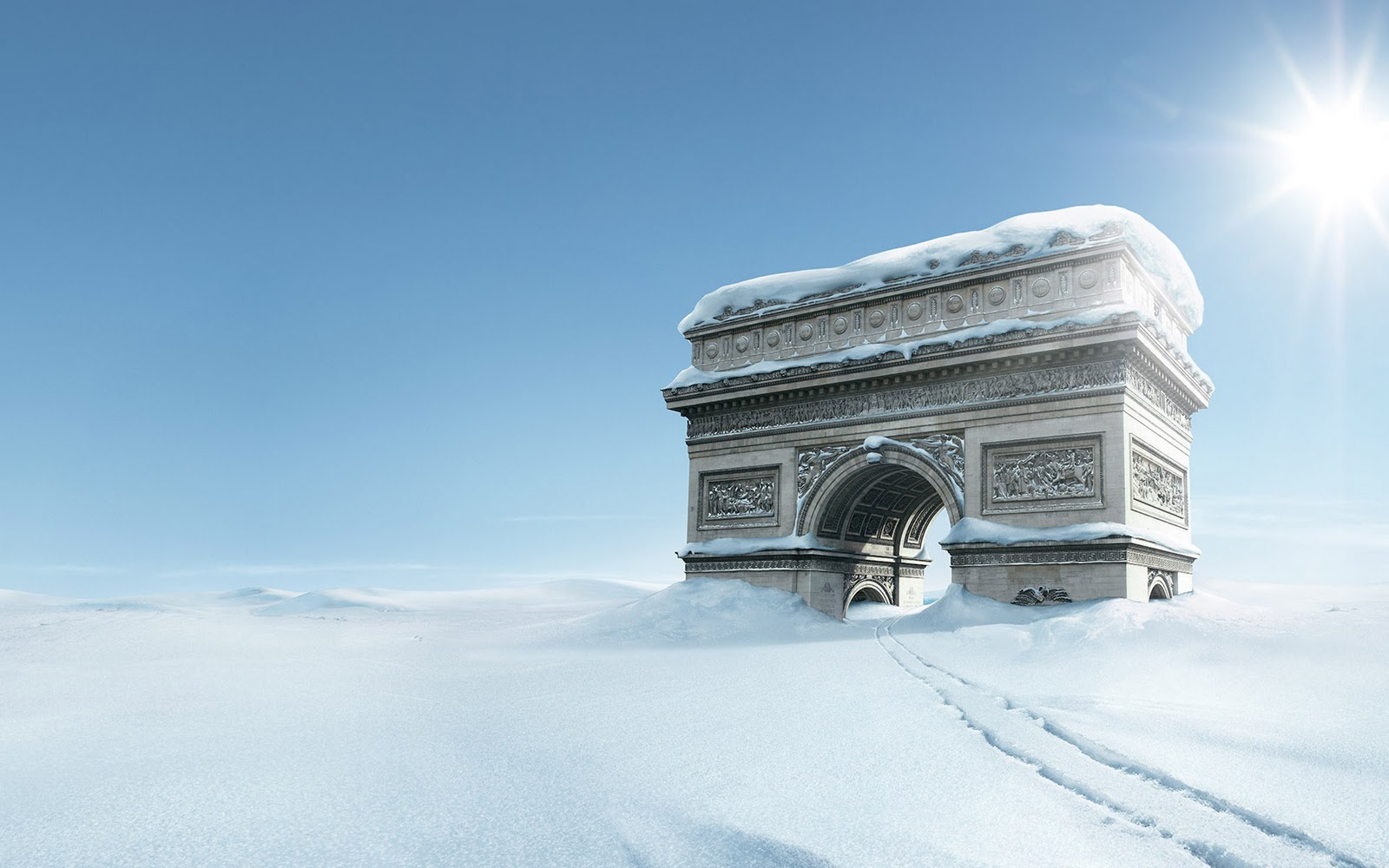 Free download Arc de Triomphe Paris Winter Fond dcran HD wallpaper HQ [1600x1000] for your Desktop, Mobile & Tablet. Explore Paris in Winter Wallpaper. Paris Wallpaper, Winter in Yellowstone