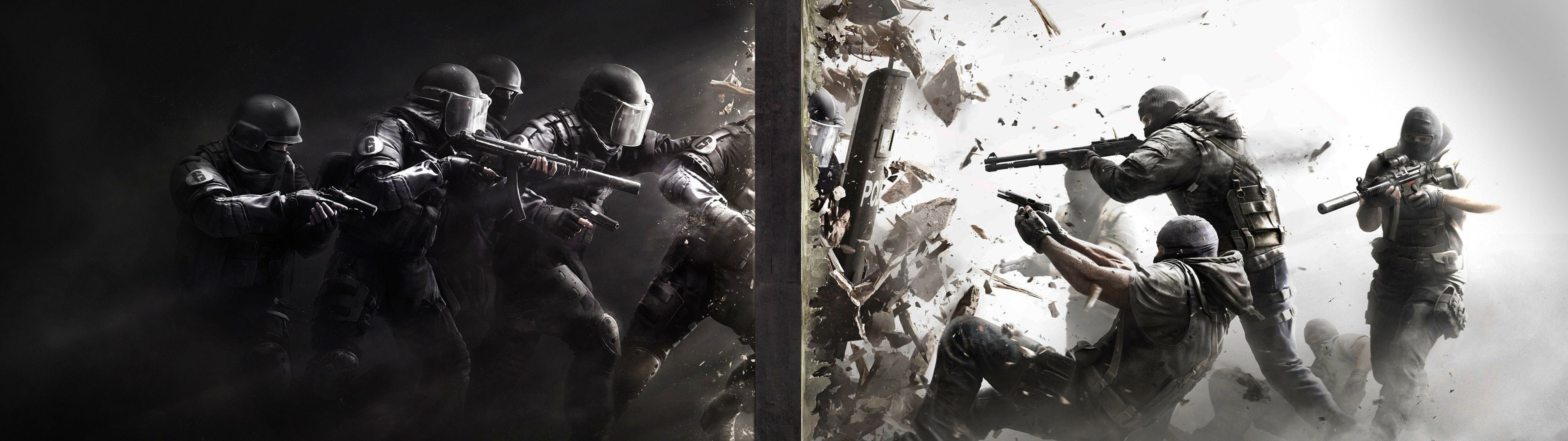 soldier duel wallpaper, Call of Duty poster Rainbow Six: Siege multiple display video games K #wallpaper #hdwallpa. HD wallpaper, Star wars wallpaper, Wallpaper