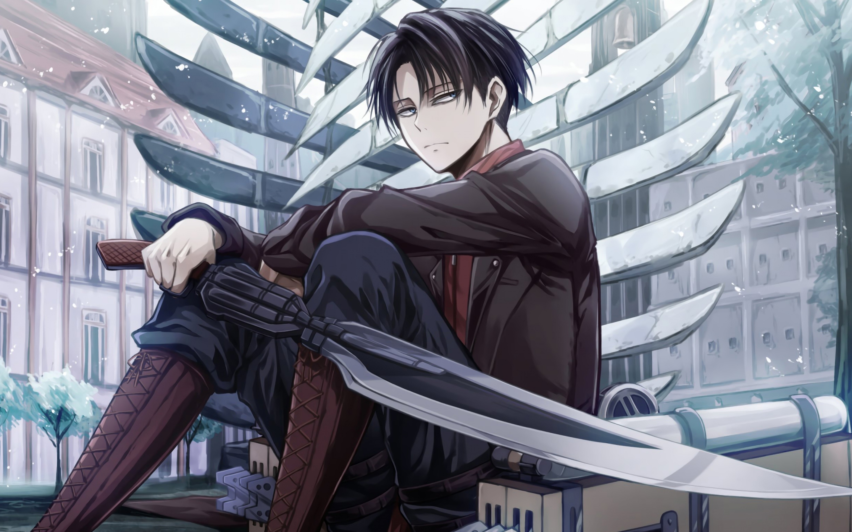 Captain Levi Wallpaper 4K, Levi Ackerman, Attack on Titan