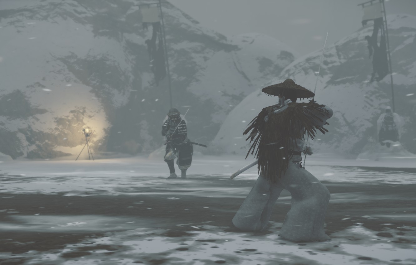 Wallpaper Samurai, ghost of tsushima, tsushima, Samurai image for desktop, section игры