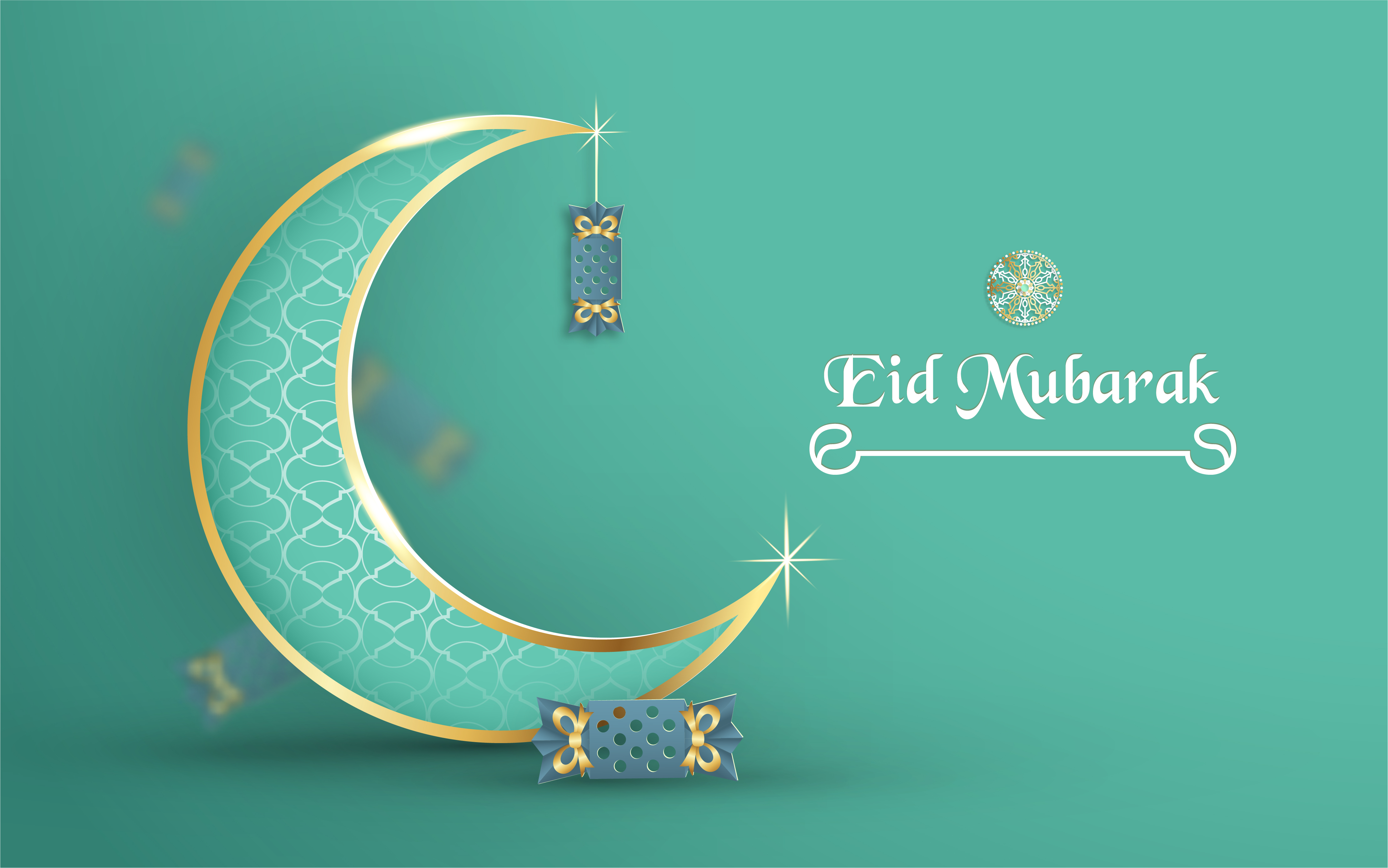 Eid Mubarak 4k Ultra HD Wallpaper