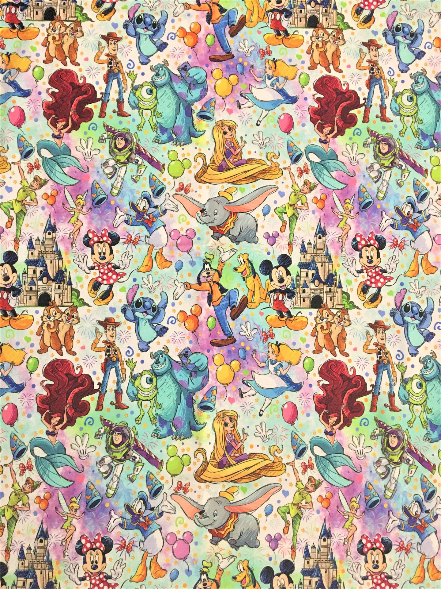 Free Disney Pattern Wallpaper Downloads, Disney Pattern Wallpaper for FREE