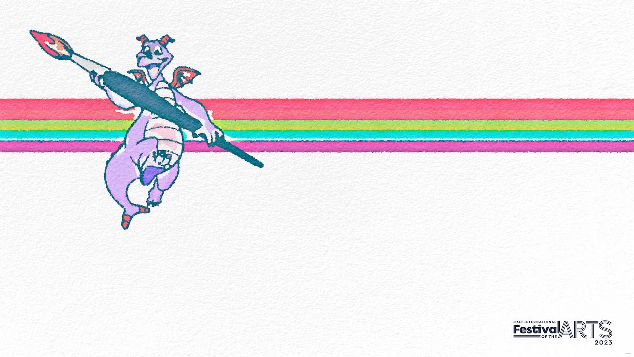 New Figment Disney Wallpaper and Background Released for 2023. Disney Parks Blog