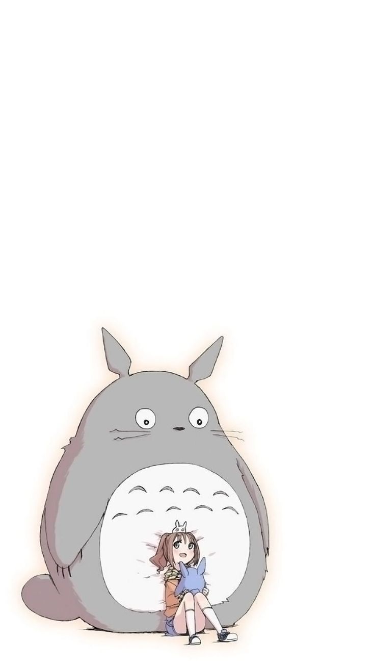 Totoro iPhone Wallpaper Free Totoro iPhone Background - iPhone wallpaper totoro, Totoro, Anime wallpaper iphone