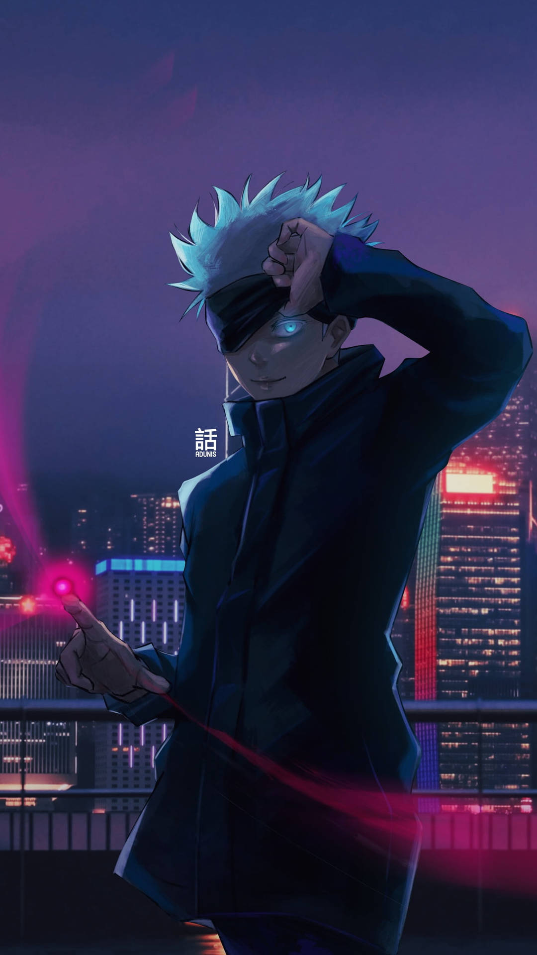 Download Jujutsu Kaisen 4k Blindfolded Satoru Wallpaper