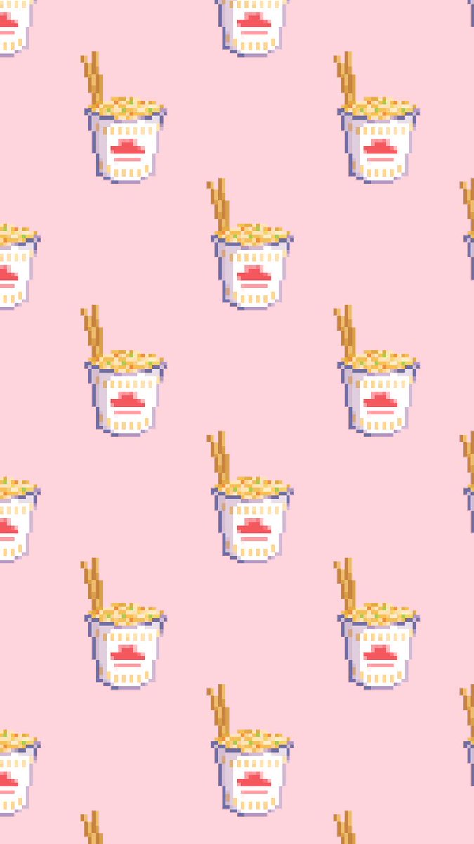 shari❕ i love ramen and all of you, im giving you these phone wallpaper i made!! im having fun w/ pixel art lately